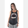 Black Vampire Lips Cotton Women Vest - S-Ponder Shop - VEST