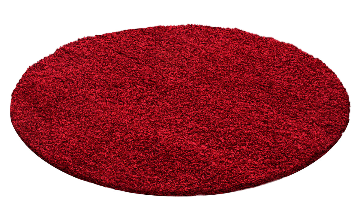 Rood Rond Vloerkleed - Essential Omid Carpets