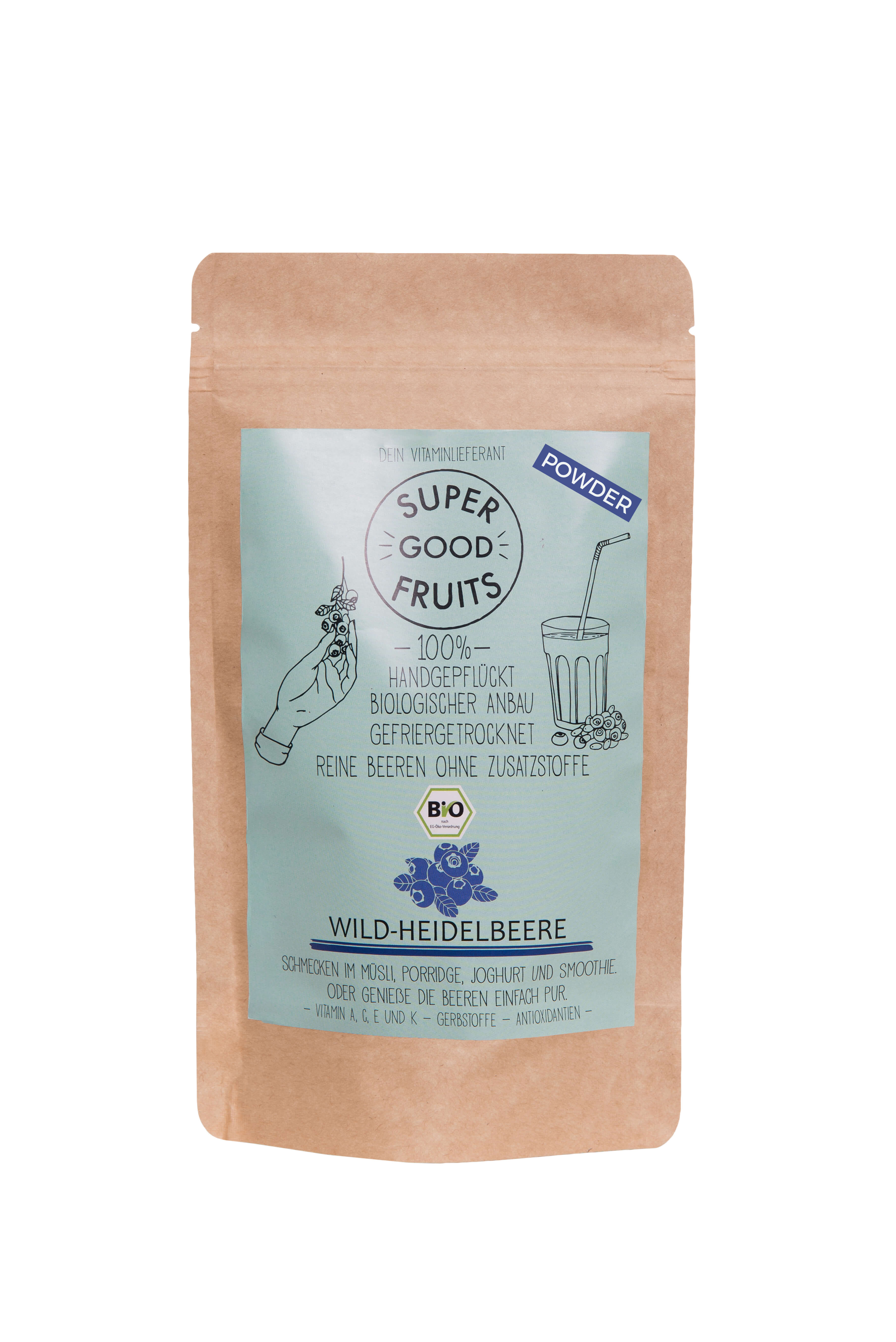 BIO WILD-HEIDELBEERE FRUCHTPULVER