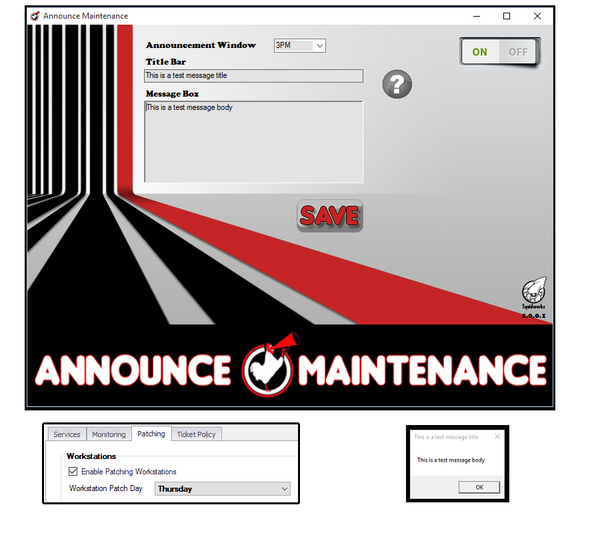 Announce Maintenance Console
