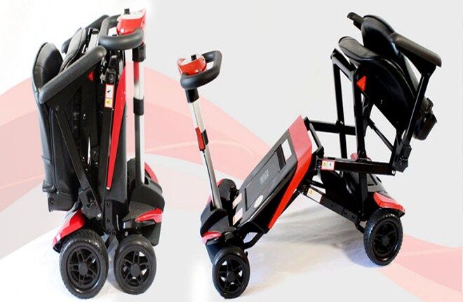 Enhance Mobility Transformer S3021 Portable Folding 4 Wheel Scooter