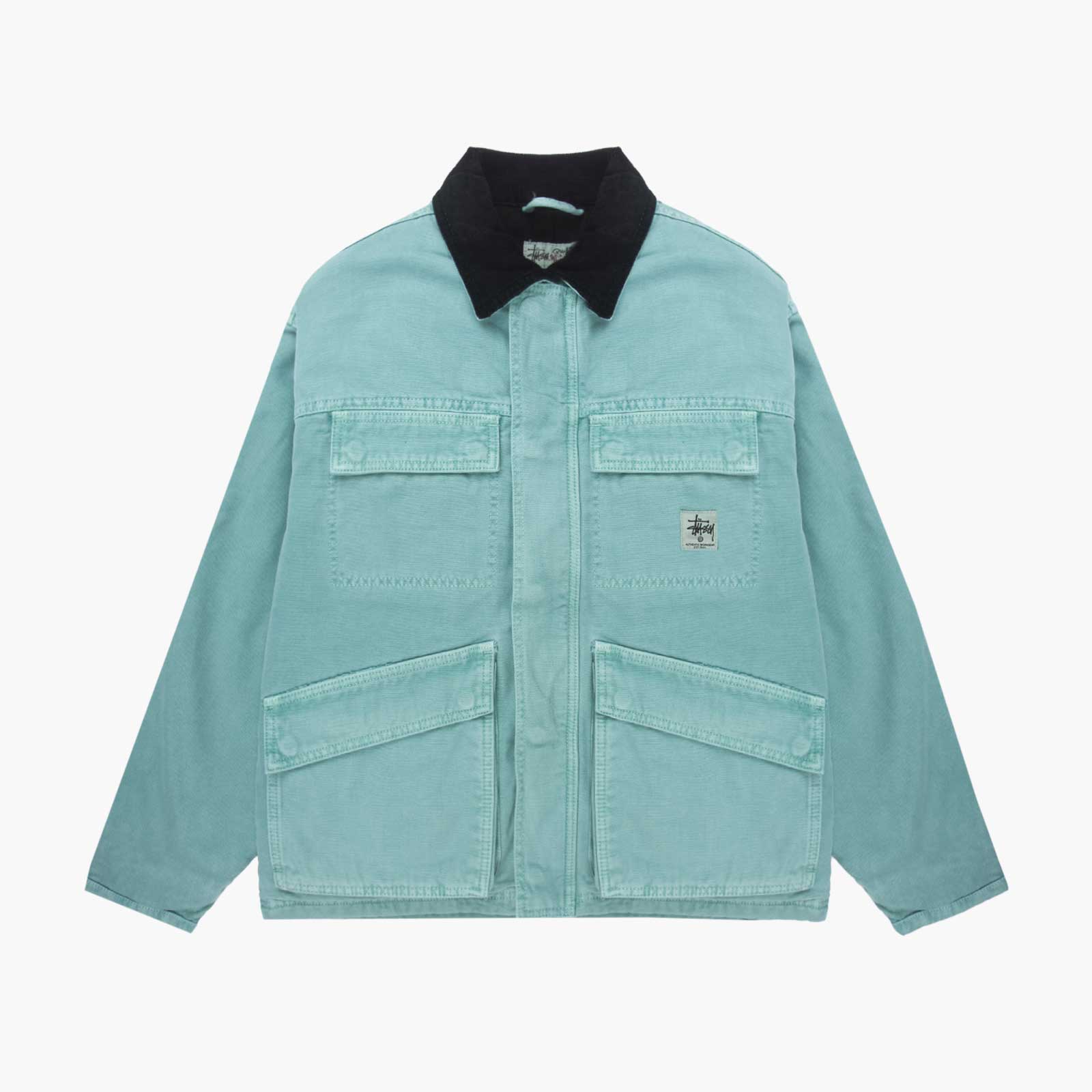 Stussy Washed Canvas Shop Jacket – SUEDE Store