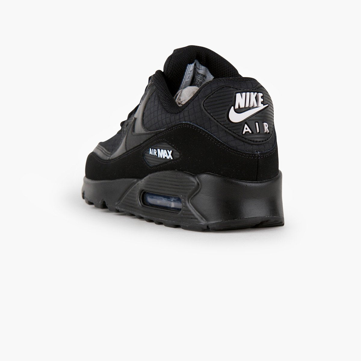 nike air max 90 essential black mesh