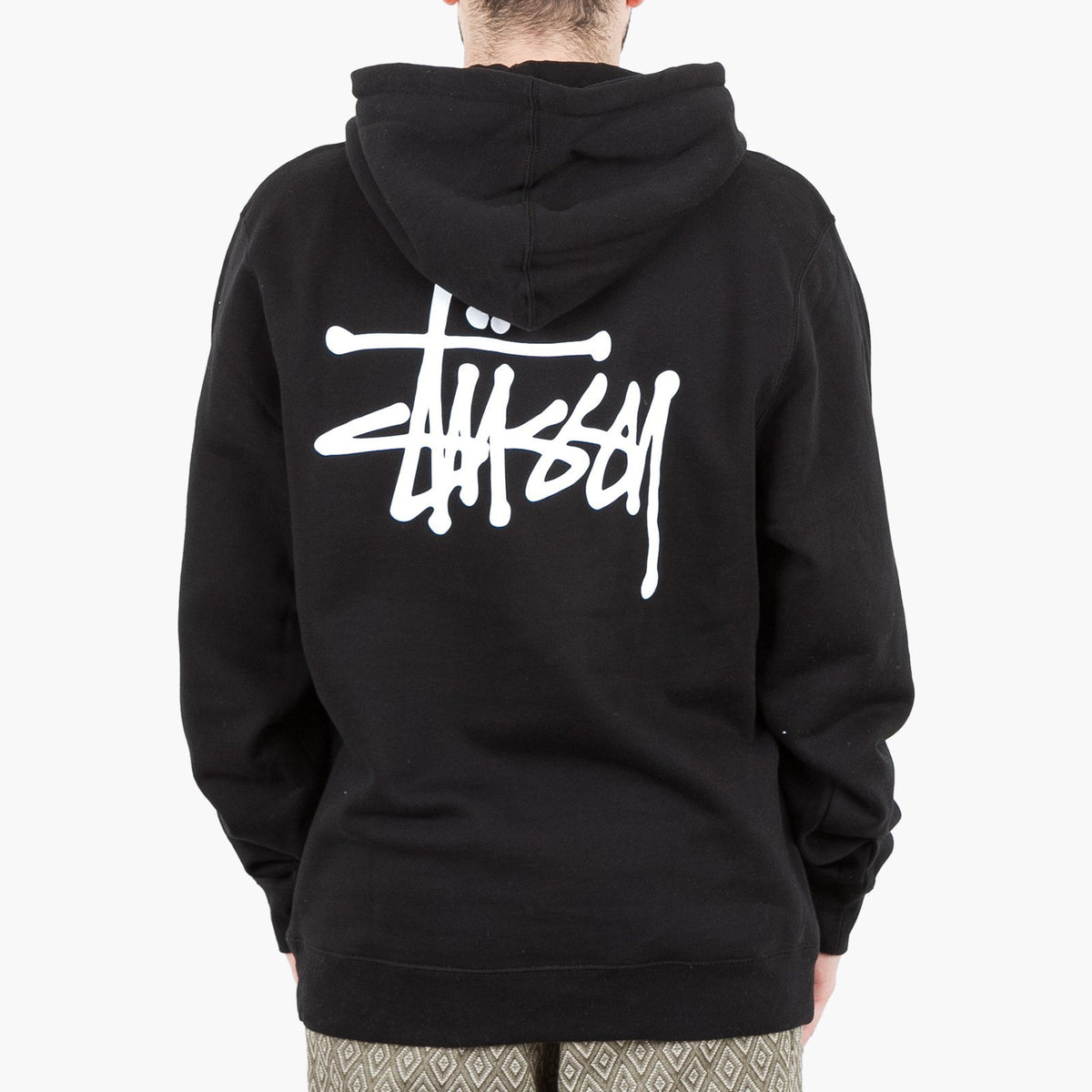 stussy basic hoodie sweatshirt