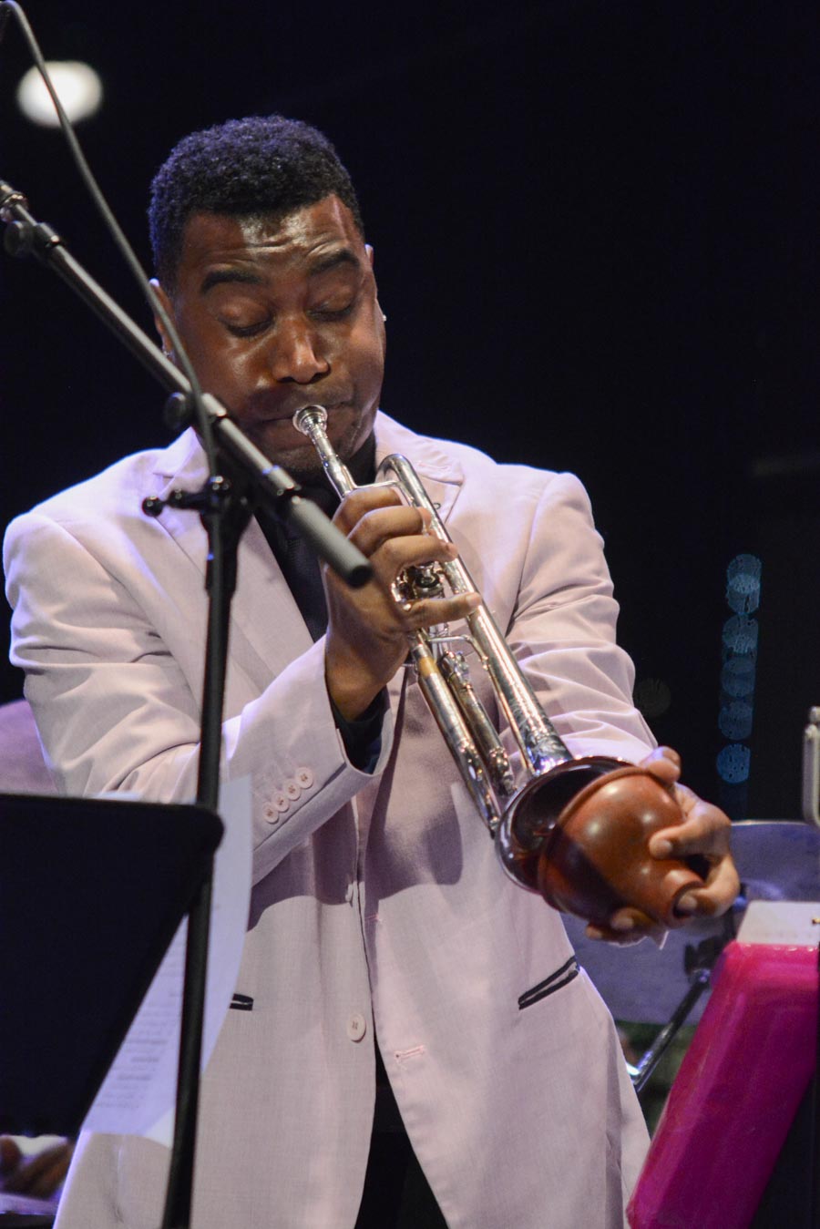 Willie Williams Playing Trumpet