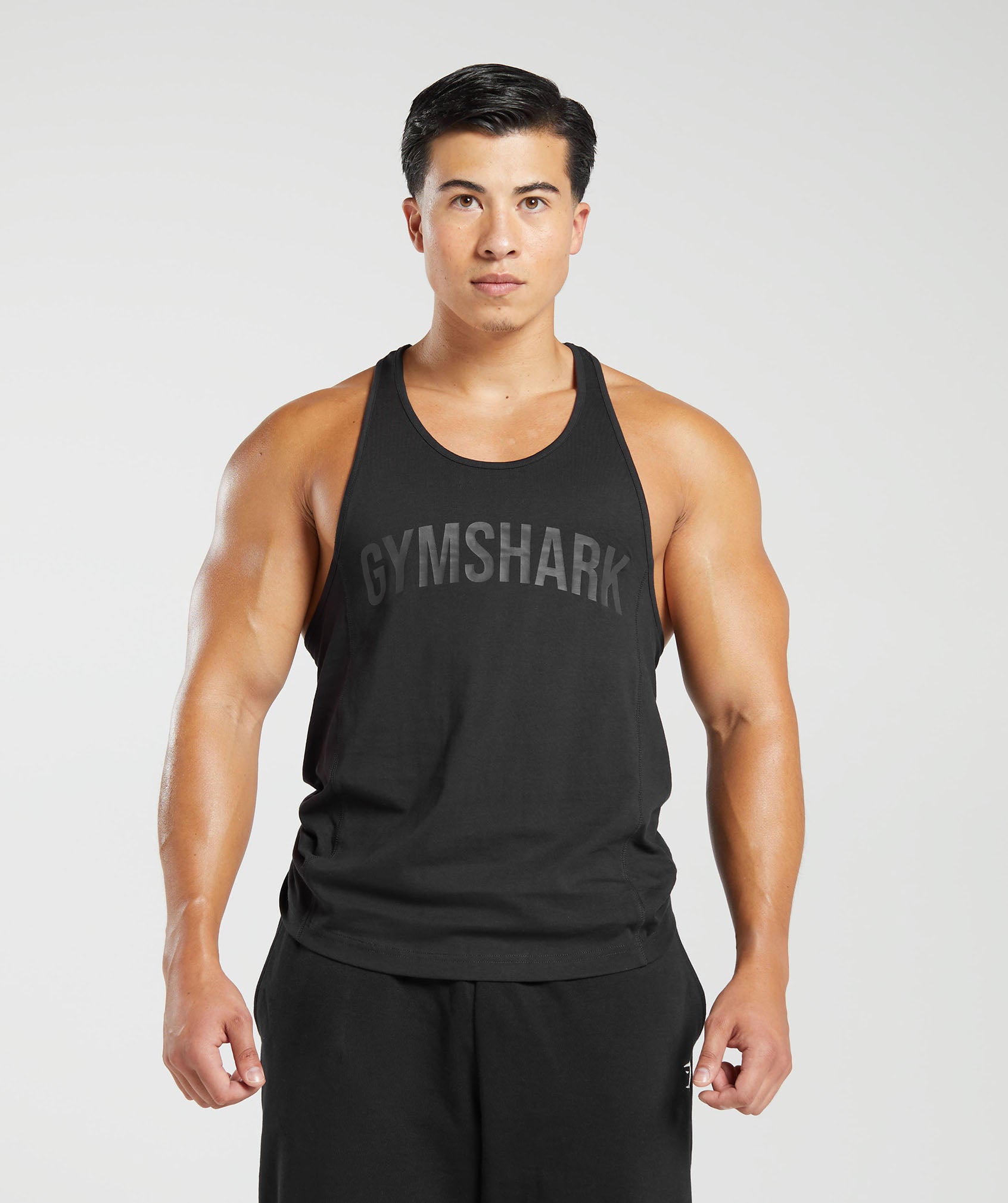 Gymshark Power Stringer - Black