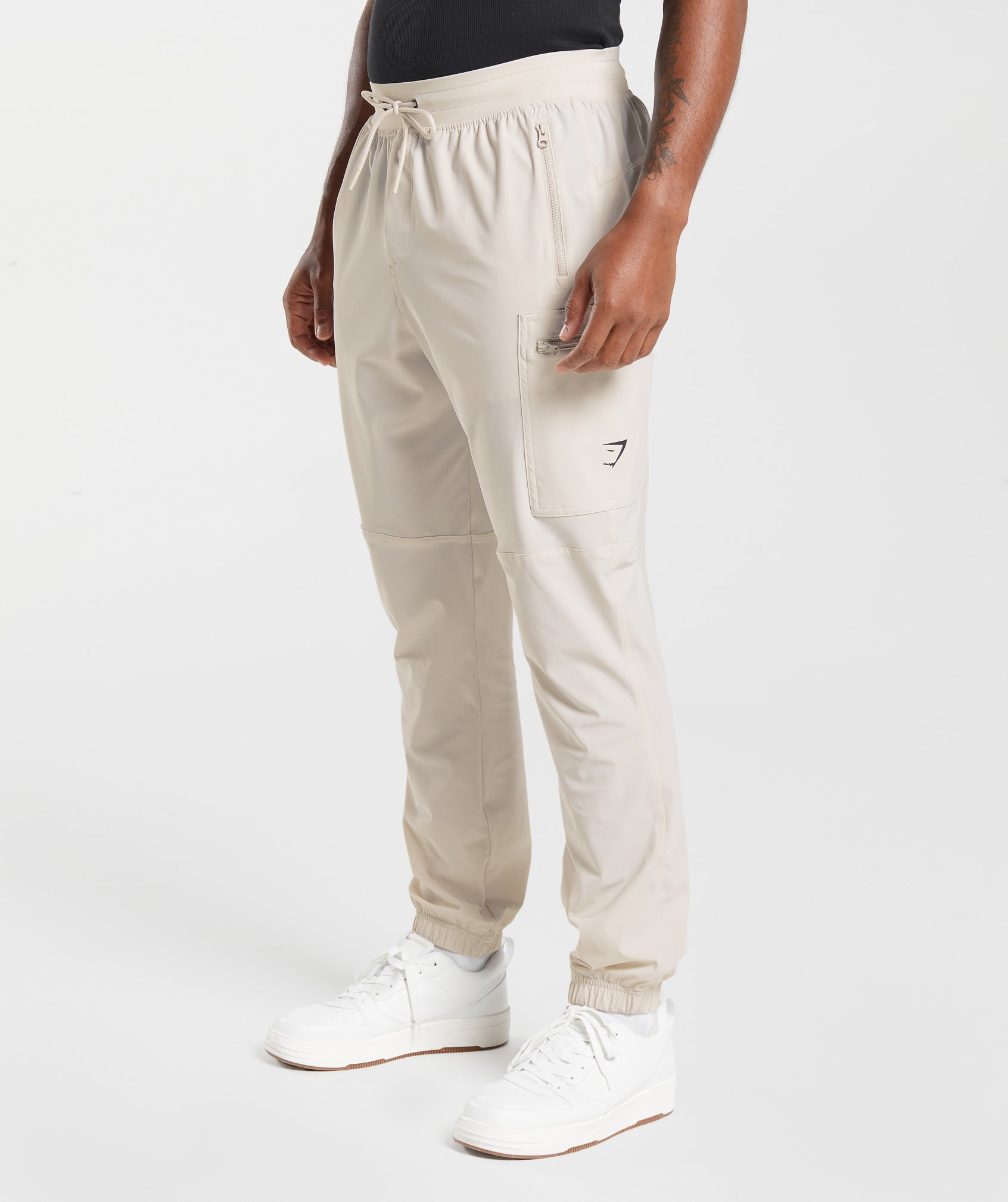 Gymshark Rest Day Cargo Pants - Mushroom Brown