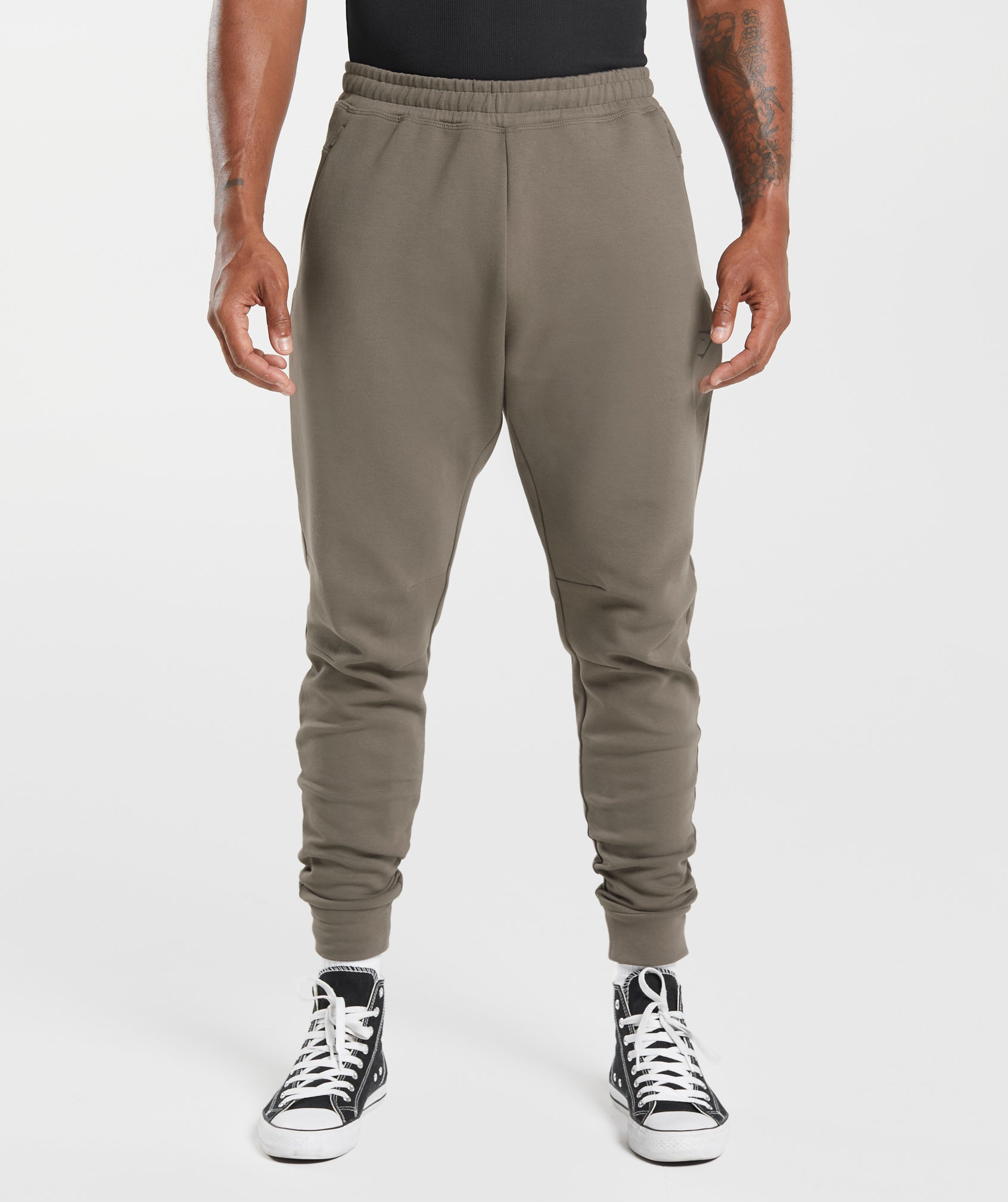 Gymshark Rest Day Knit Joggers - Camo Brown