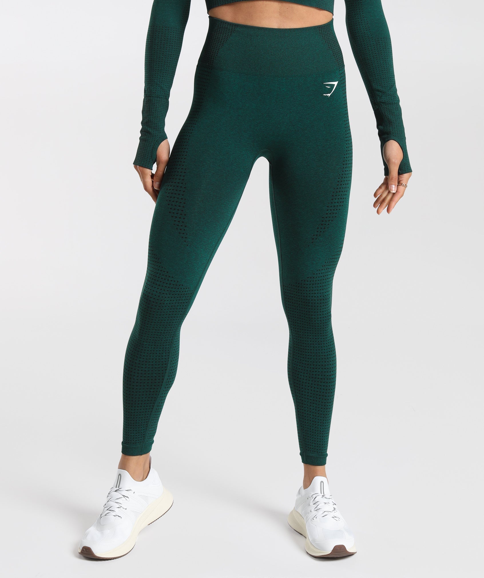 Gymshark Vital Seamless 2.0 Leggings - Deep Teal Marl