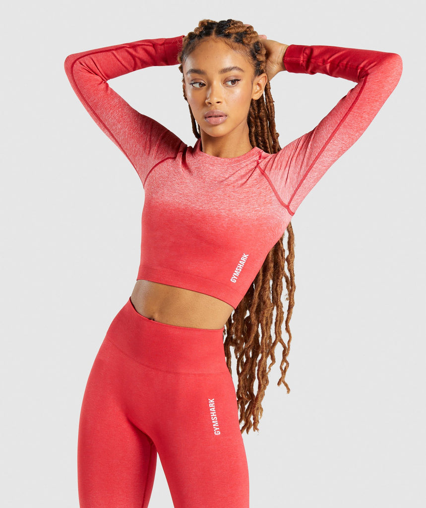 gymshark seamless red