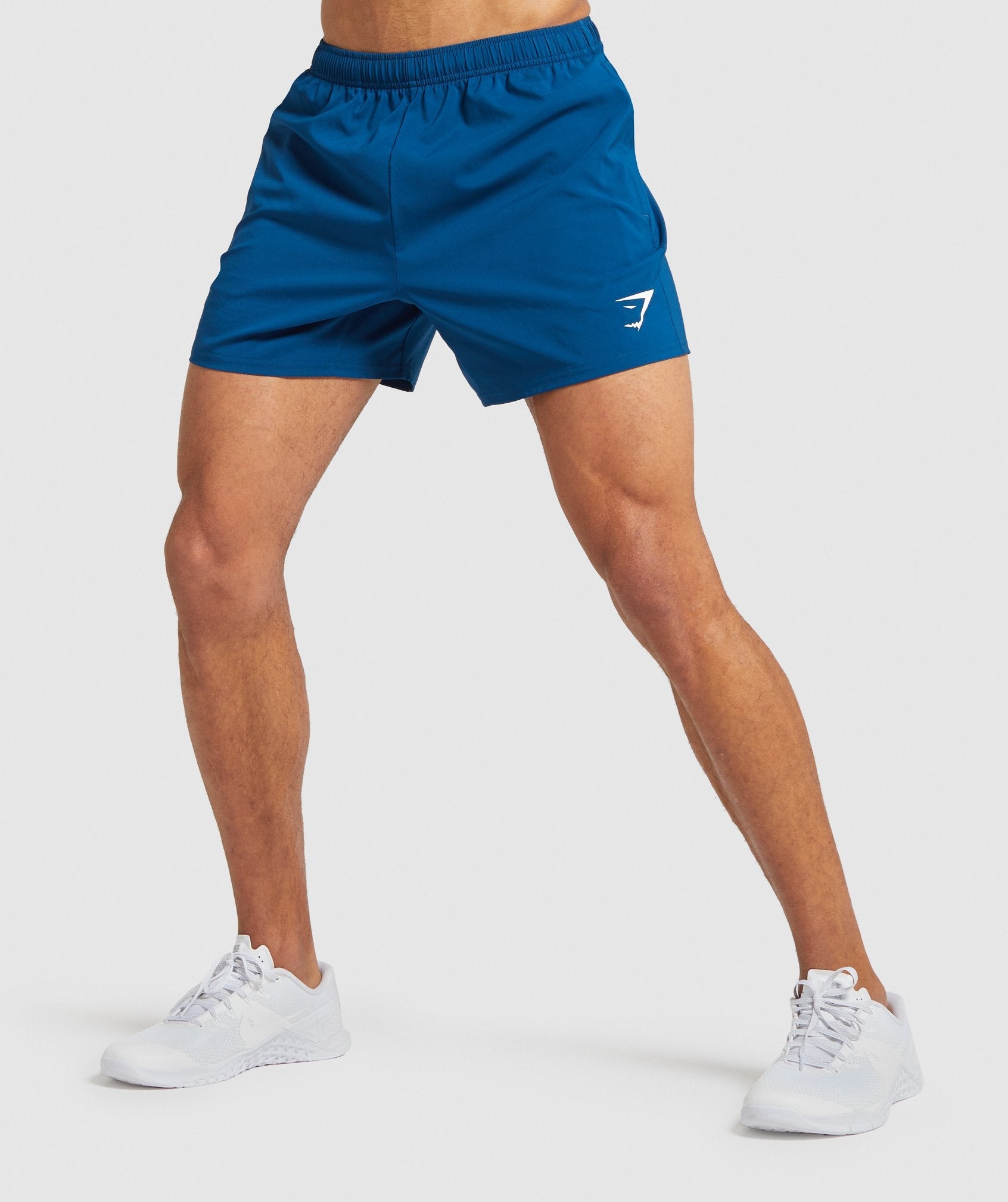 Gymshark Arrival 5 Shorts - Petrol Blue