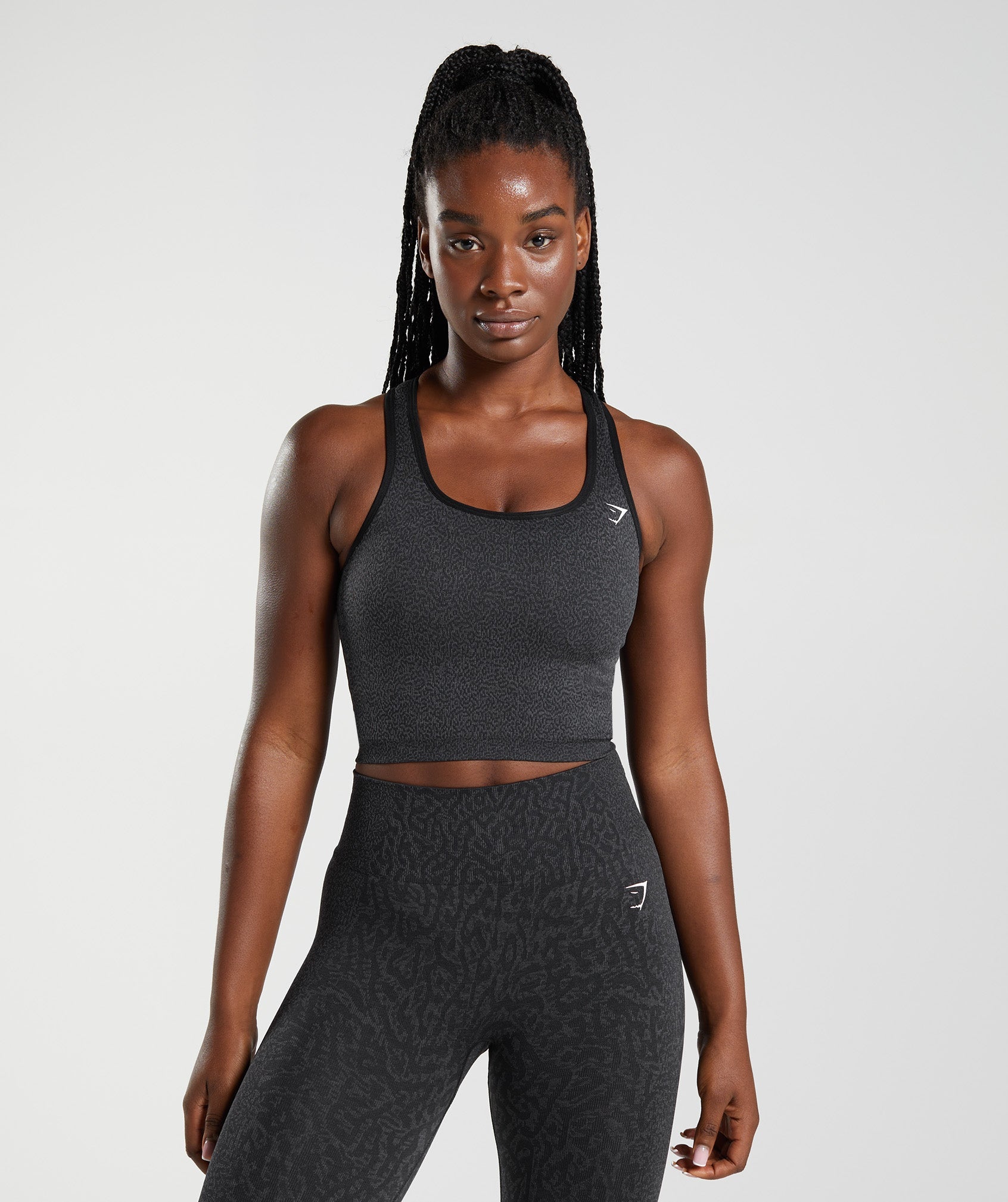 Gymshark Adapt Animal Seamless Sports Bra - Wild, Navy