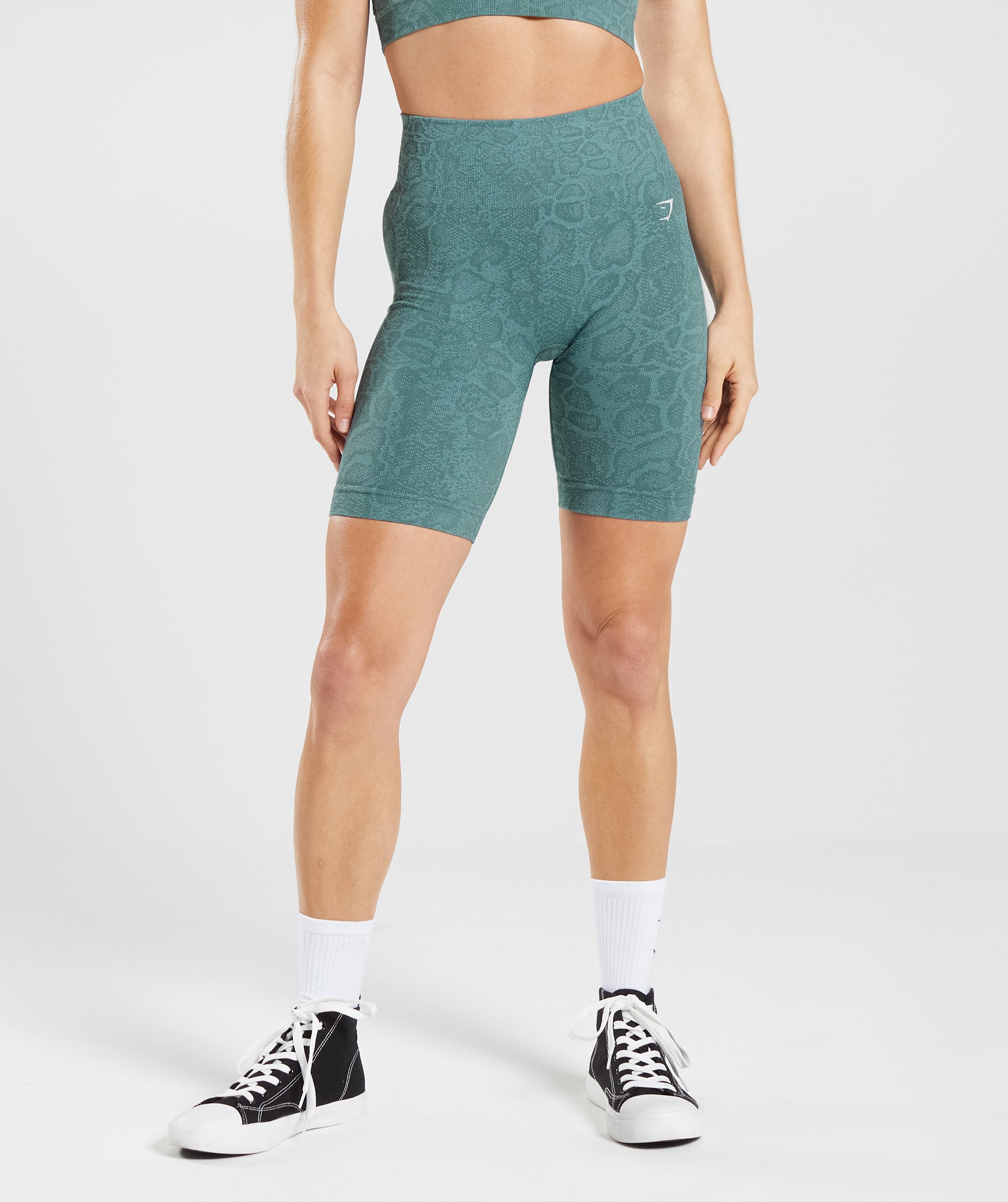 Power Seamless Cycling Shorts | Forest Green