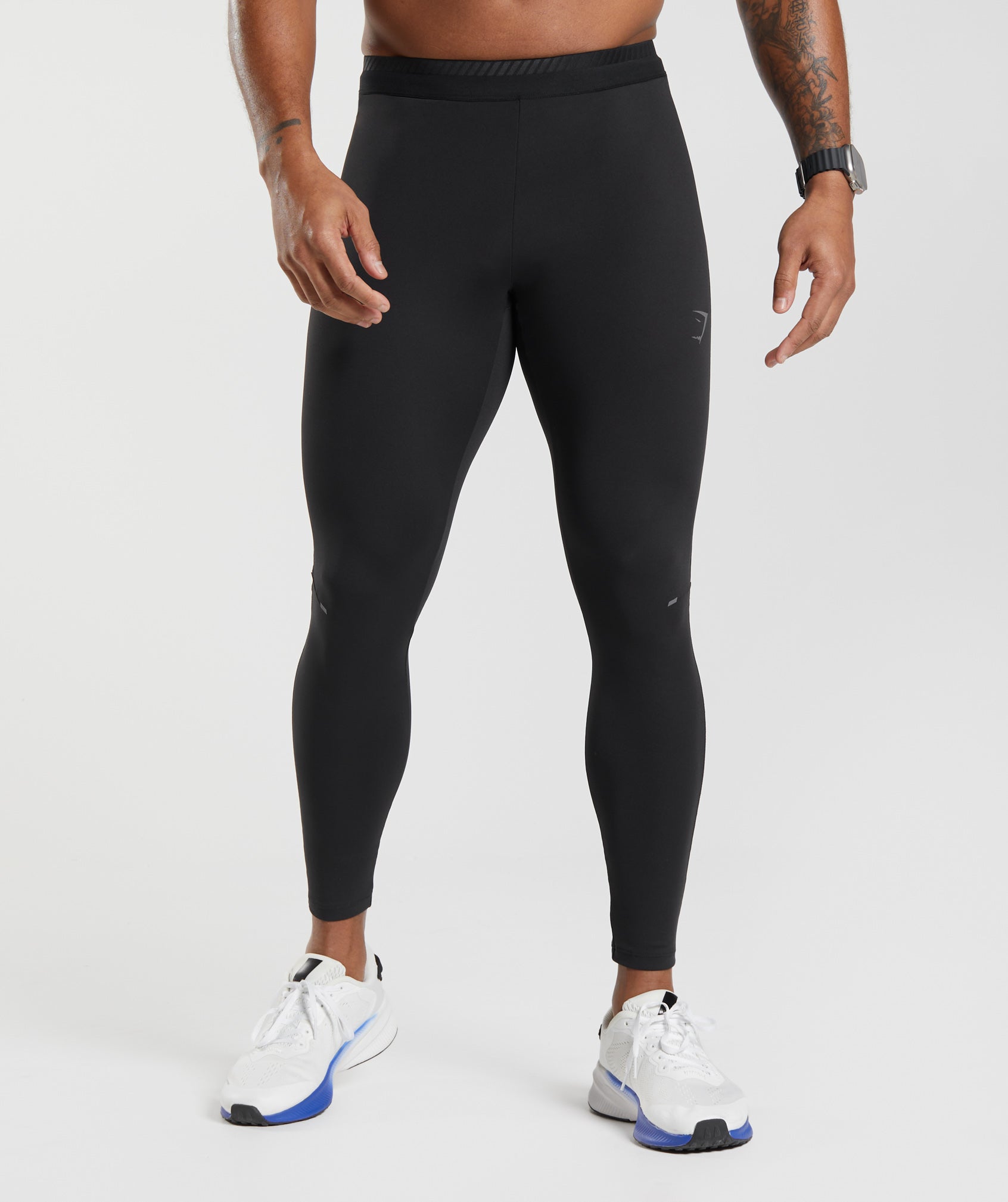 Under Armour Cold Gear Mens Compression Leggings (Black-Charcoal), Mens  Tights, All Mens Clothing, Mens Clothing
