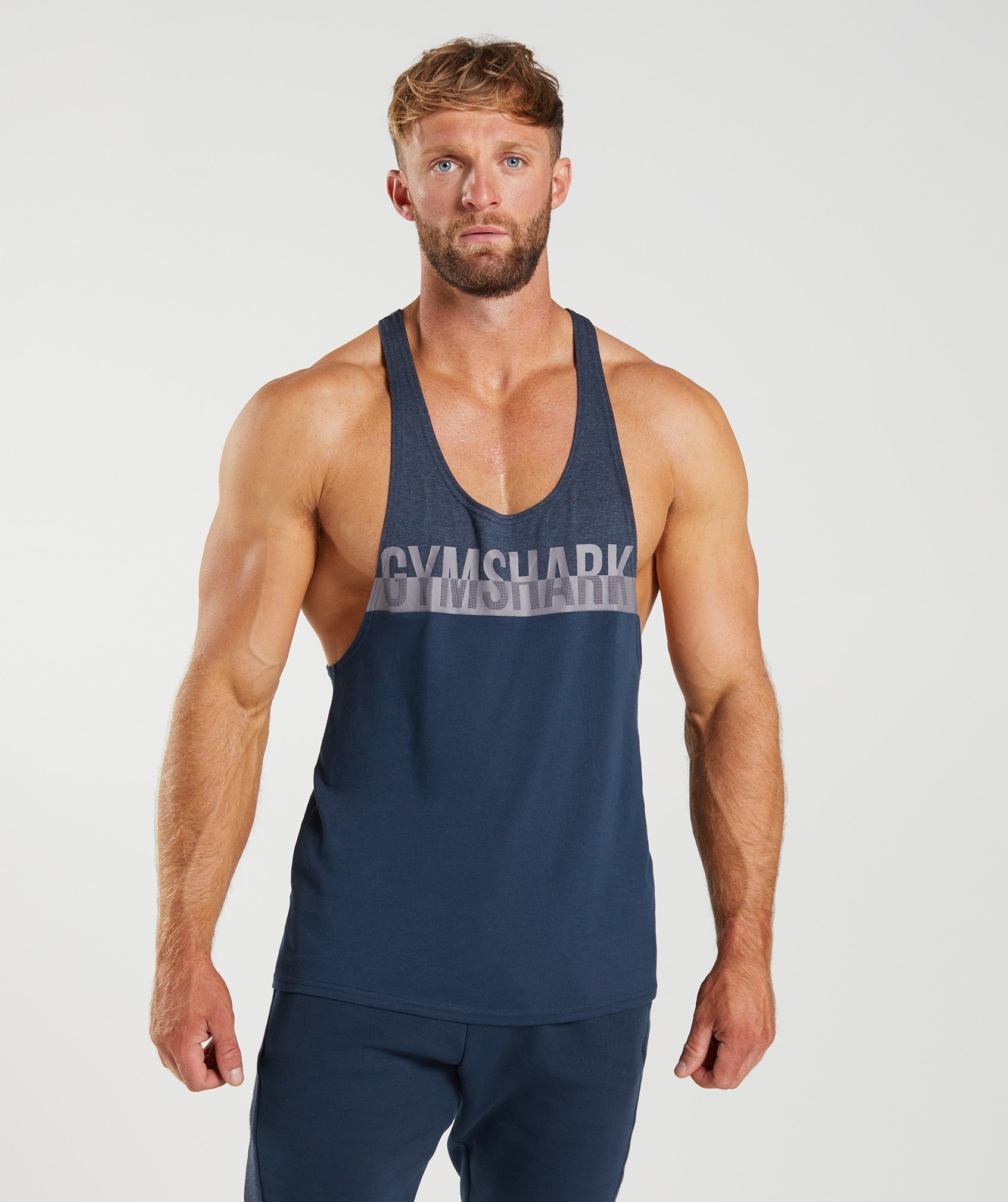 Gymshark React Classic Stringer Slim Fit Tank Top Shirt Men's