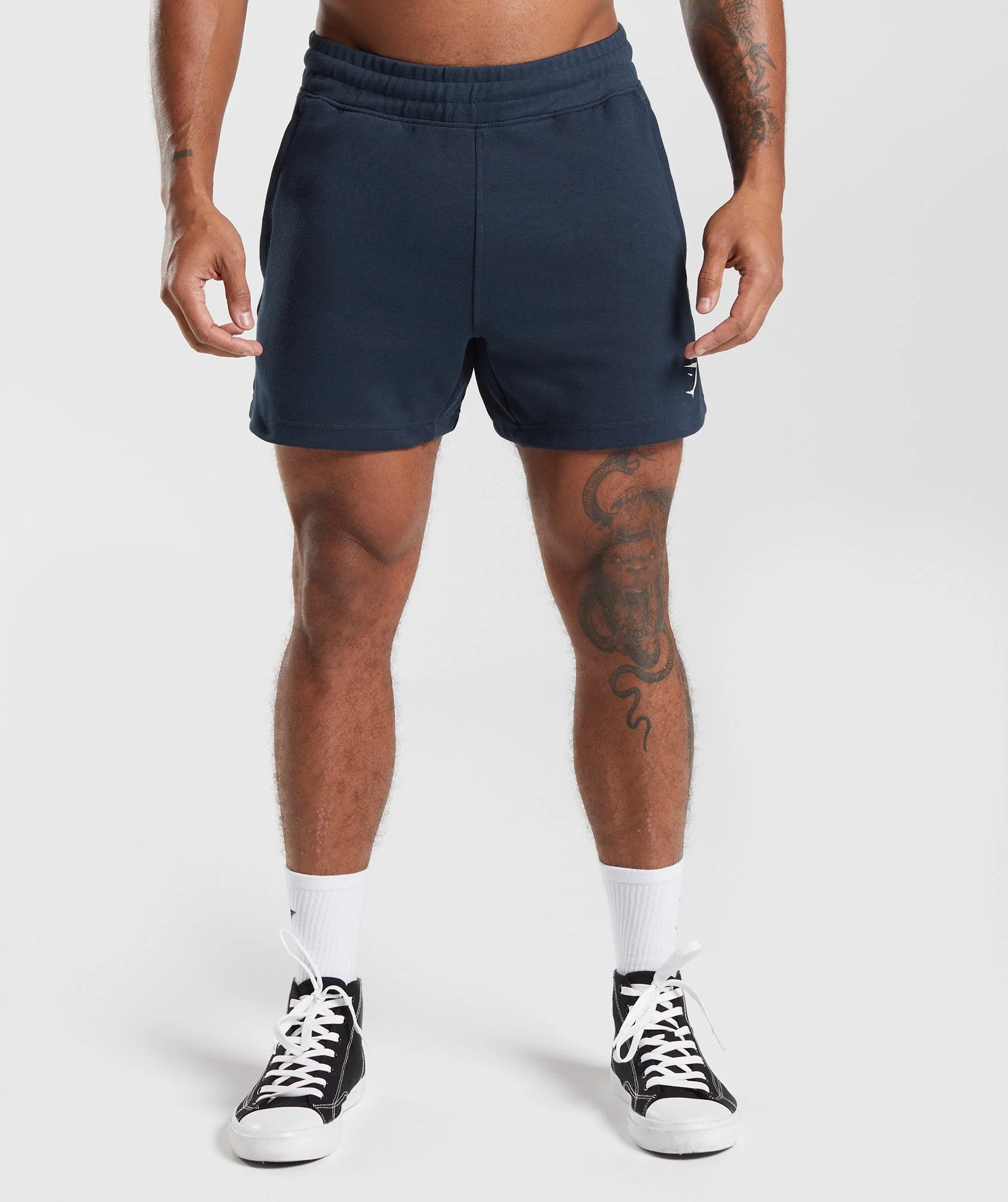 Gymshark Legacy Graphic Shorts - Navy