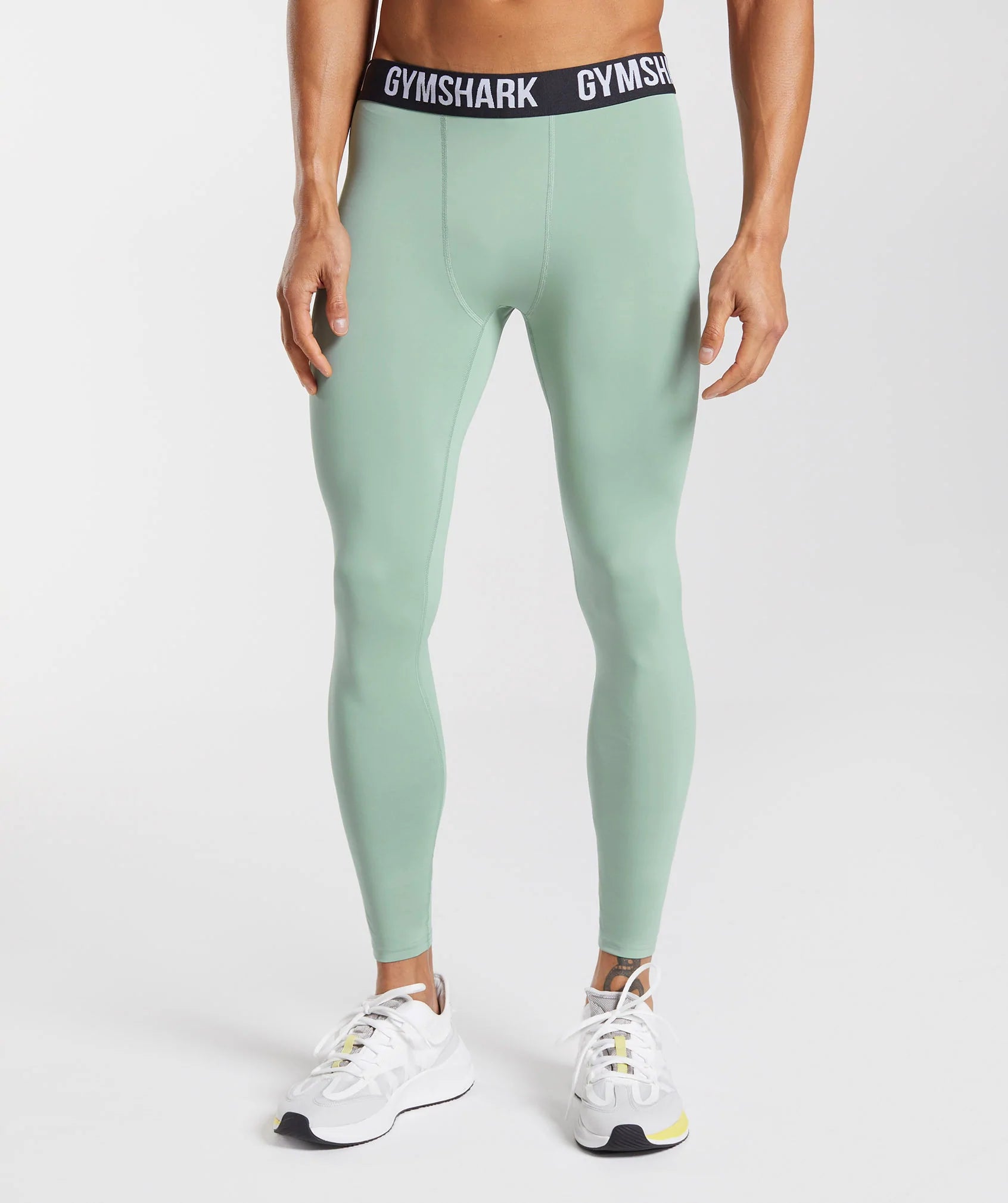 Gymshark Control Baselayer Leggings - Base Green