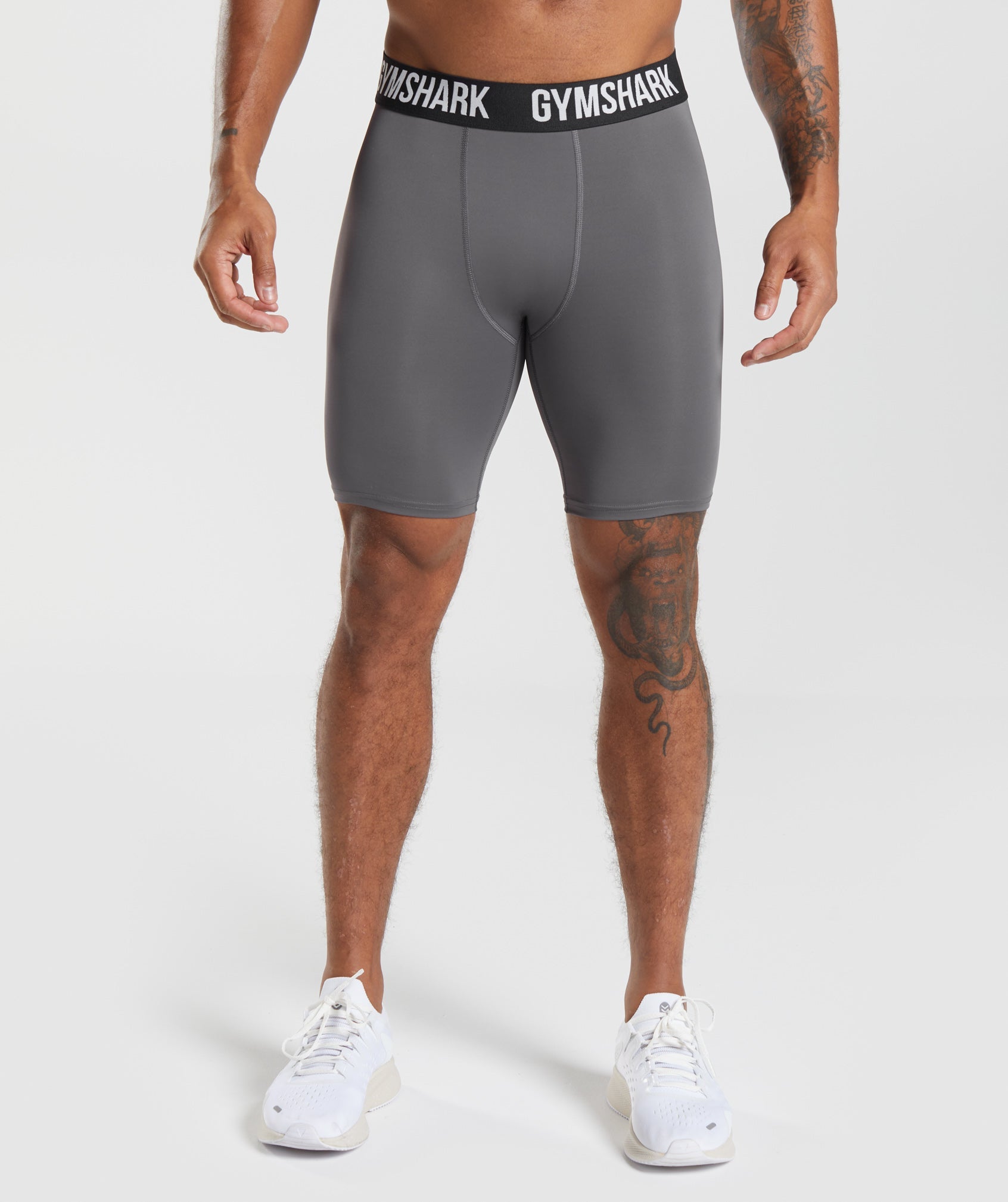 Gymshark Element Baselayer Shorts - Silhouette Grey