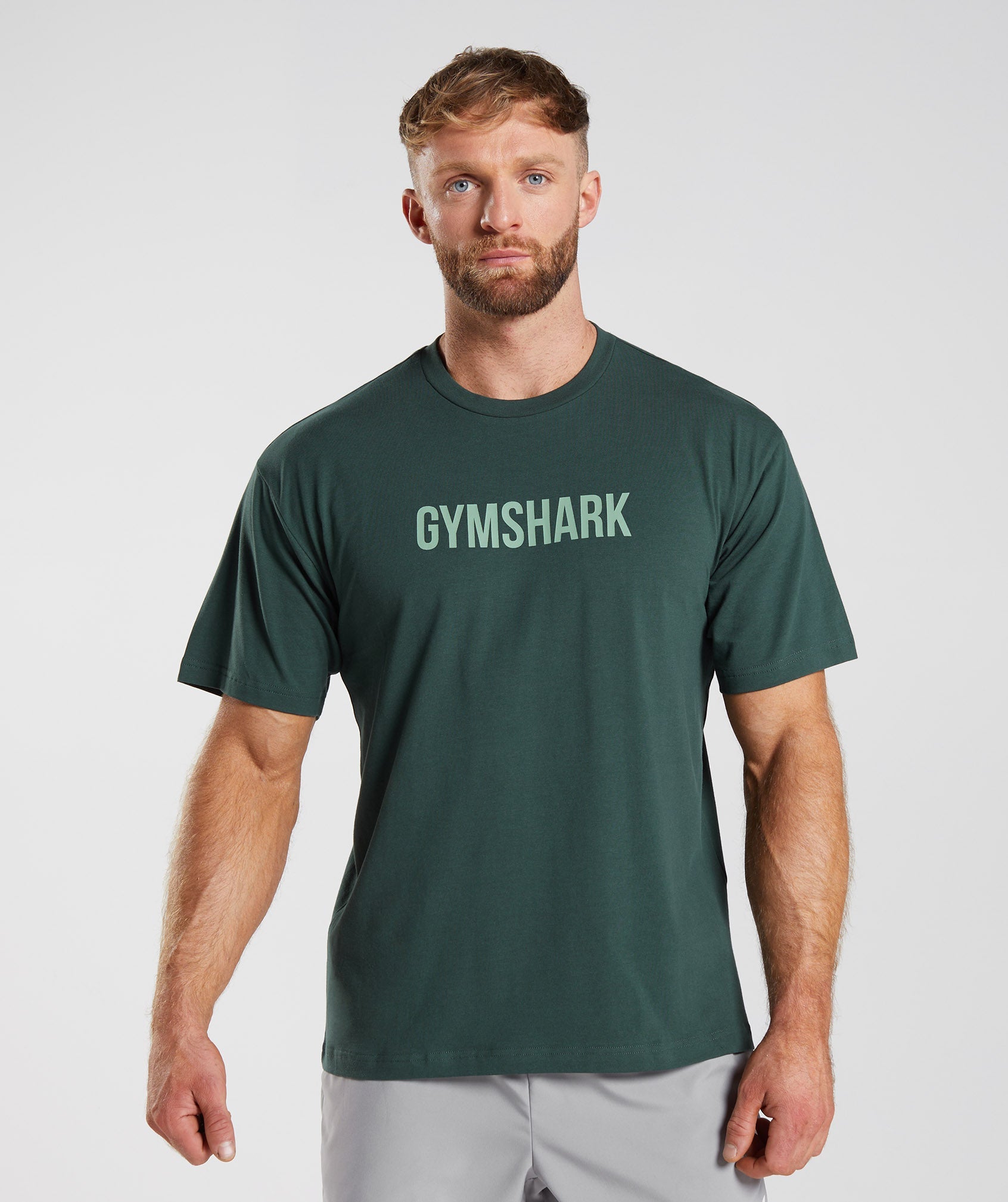 Gymshark Apollo Oversized T-Shirt - Obsidian Green