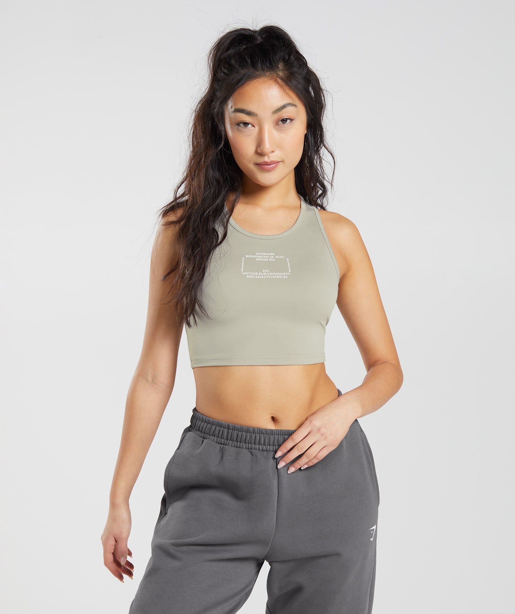 Activated Graphic Crop Tank
