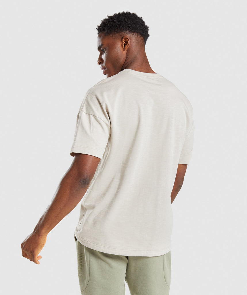 grey t shirt side view