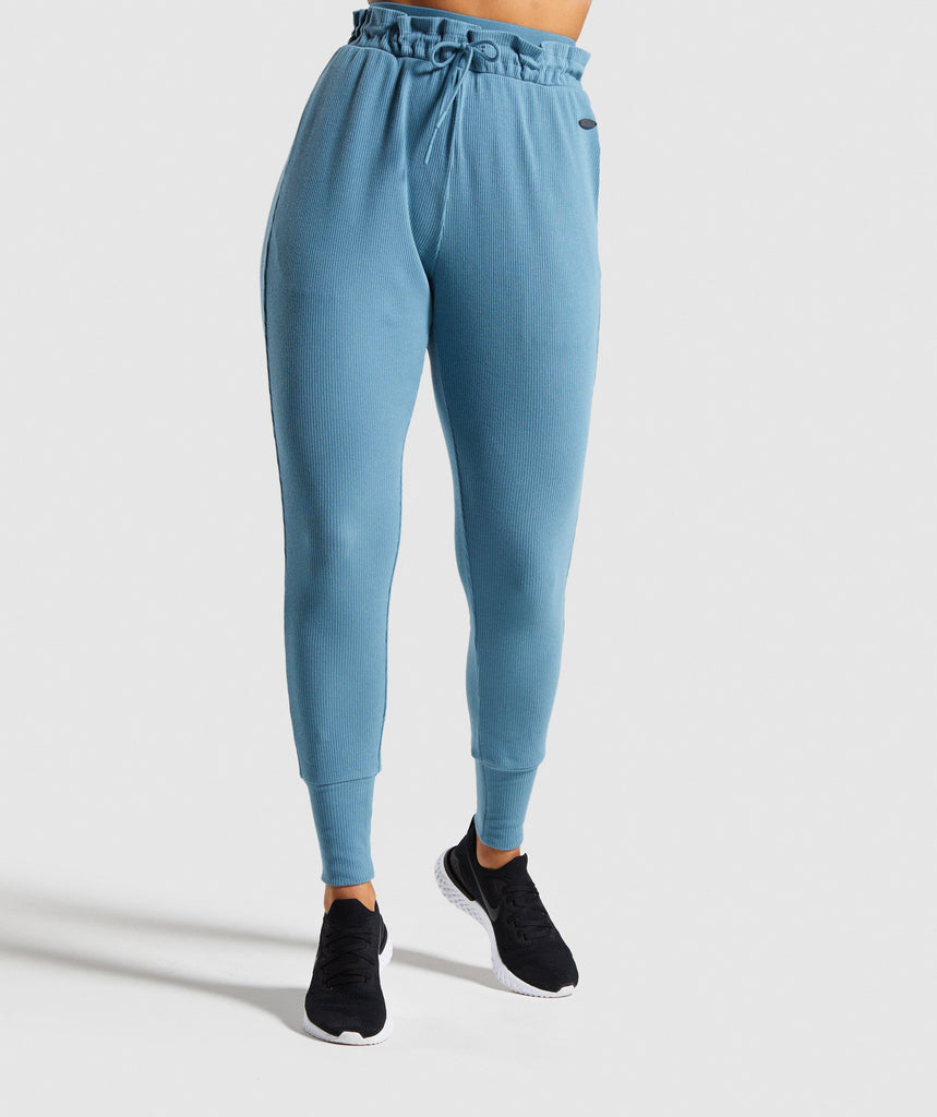 teal joggers