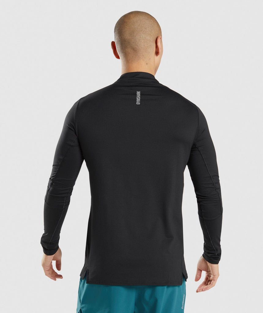 Gymshark Arrival 1/4 Zip Pullover - Black