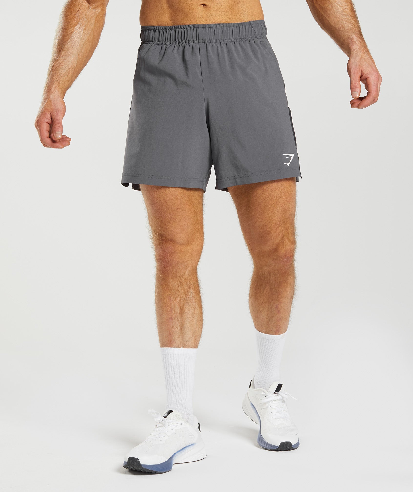 Gymshark Arrival 7 Shorts - Silhouette Grey