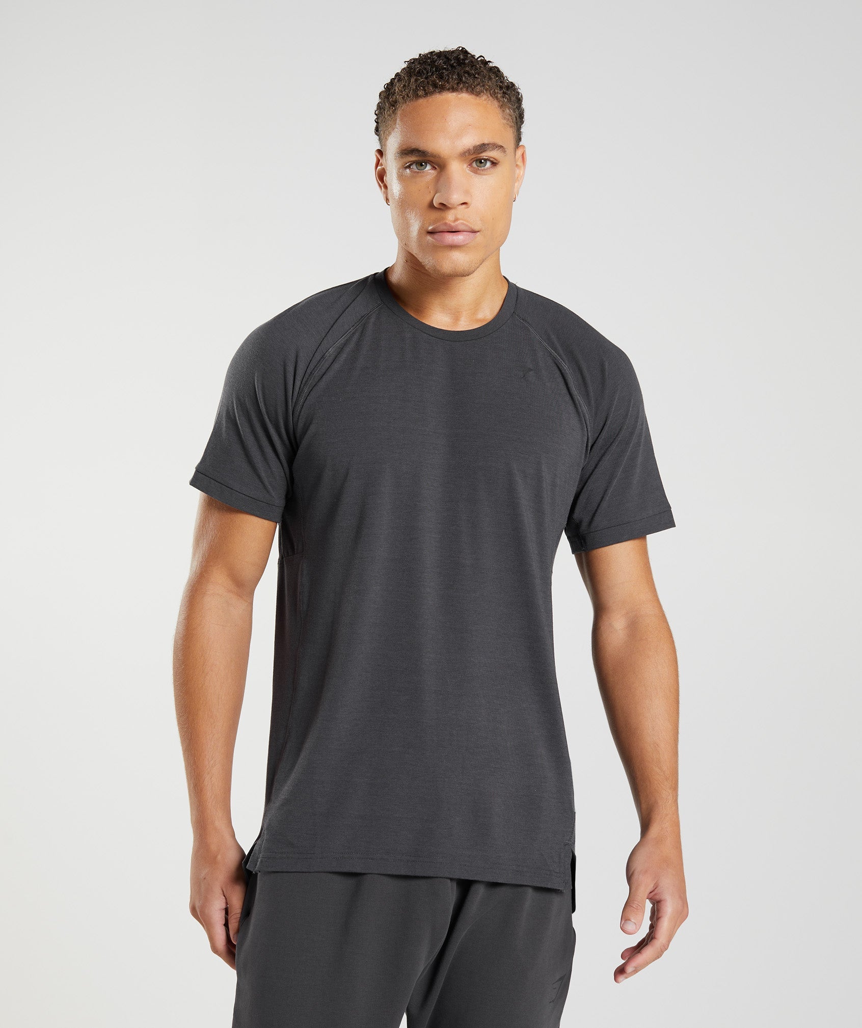 Rare Grey Gymshark Onyx V2 Shirt