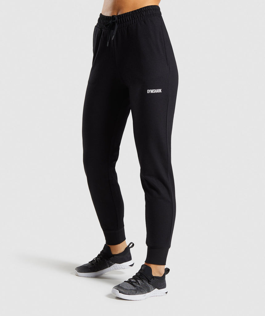 black workout joggers