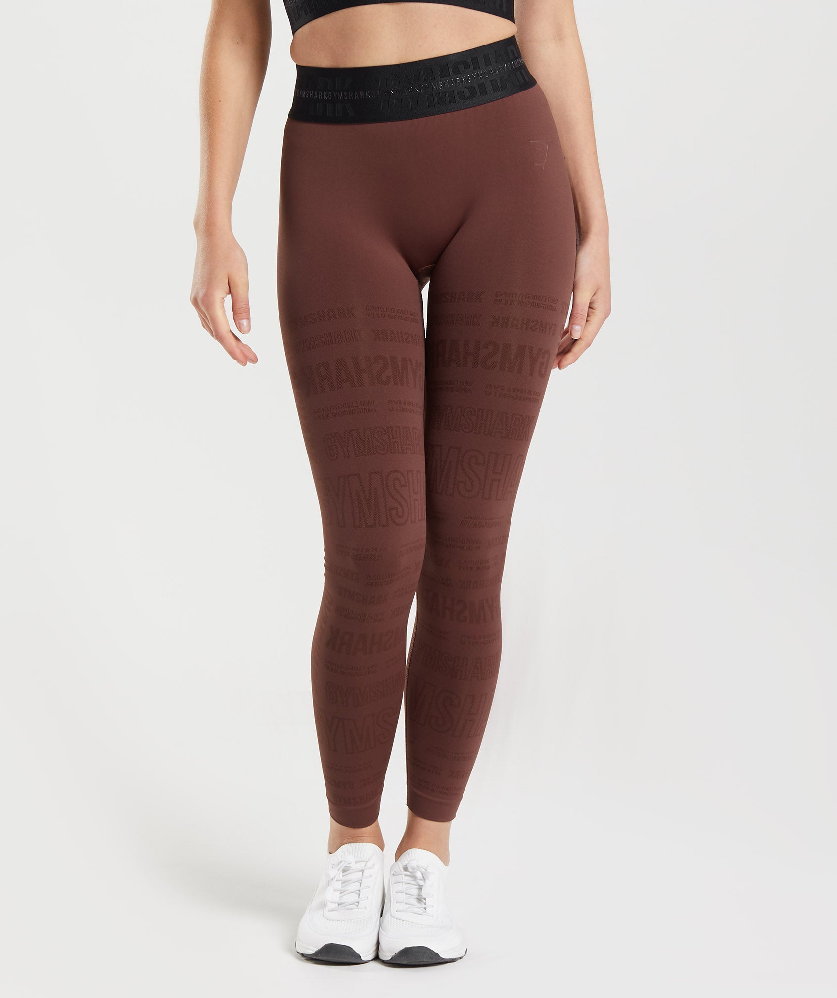 GymShark Women's Brown Leggings Activewear Size Small & Medium JFI001 NG 10