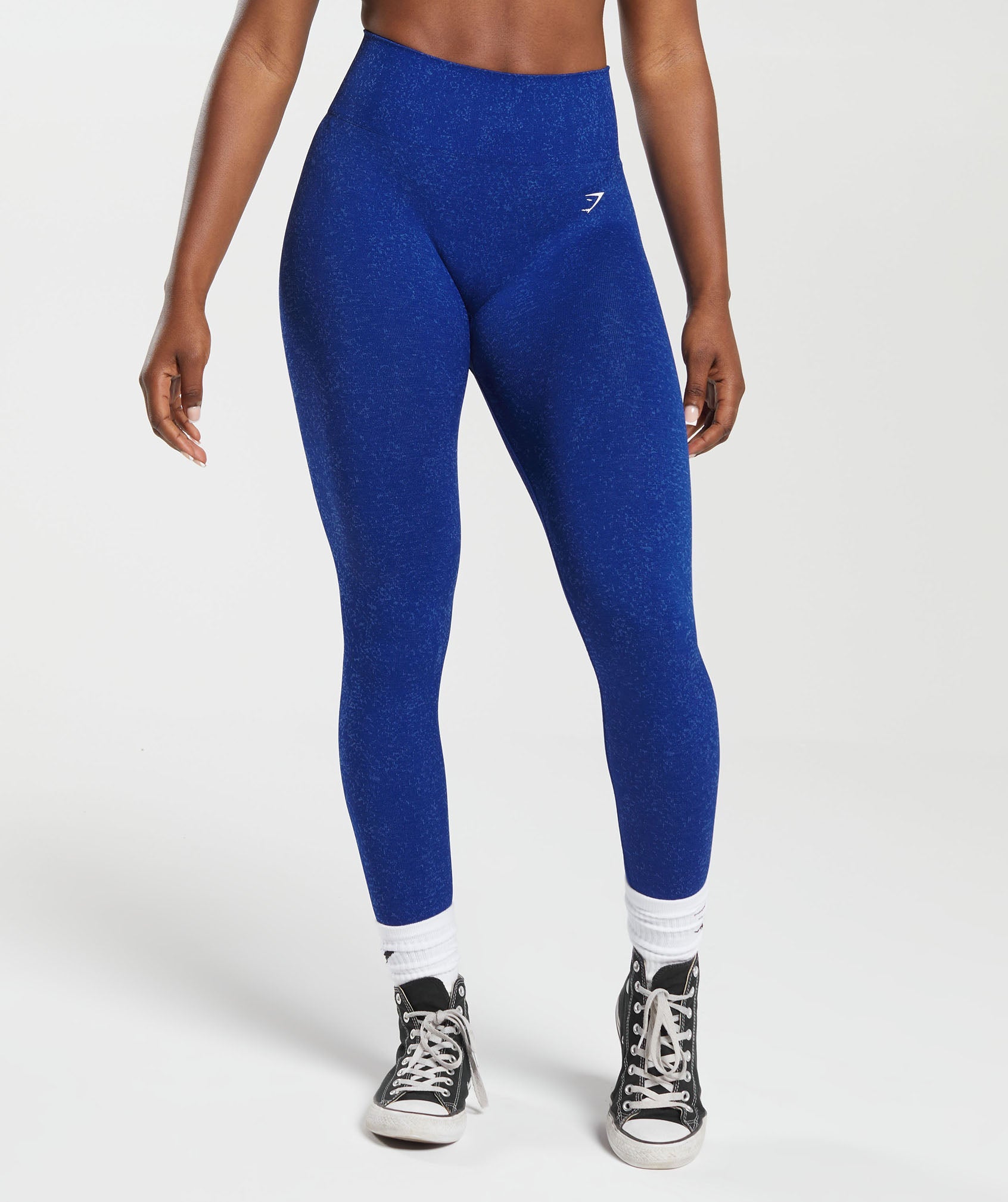 NEW Free People Movement Seamless Making Waves Leggings in Blue sz