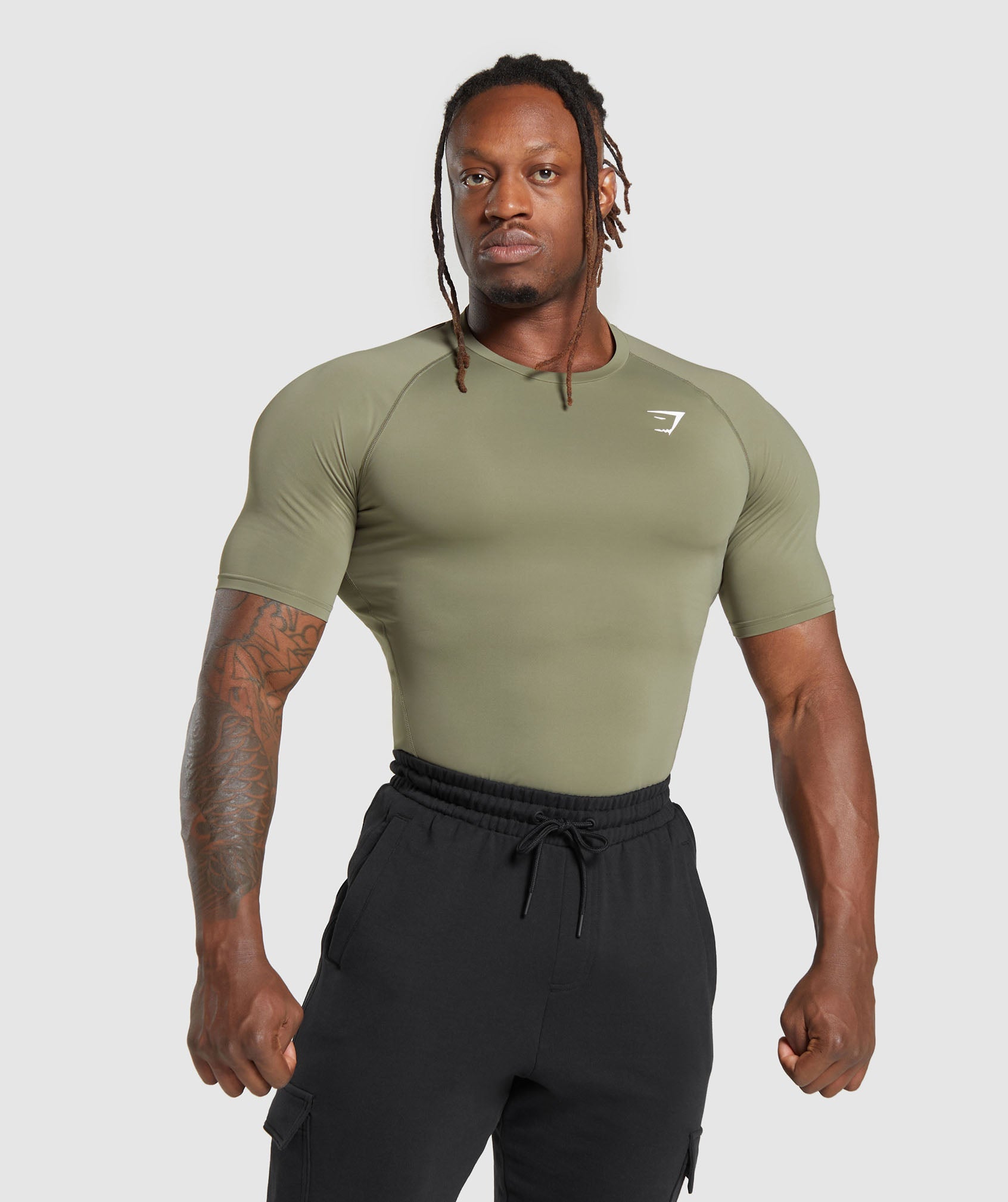 Gymshark Element Baselayer T-Shirt - Utility Green