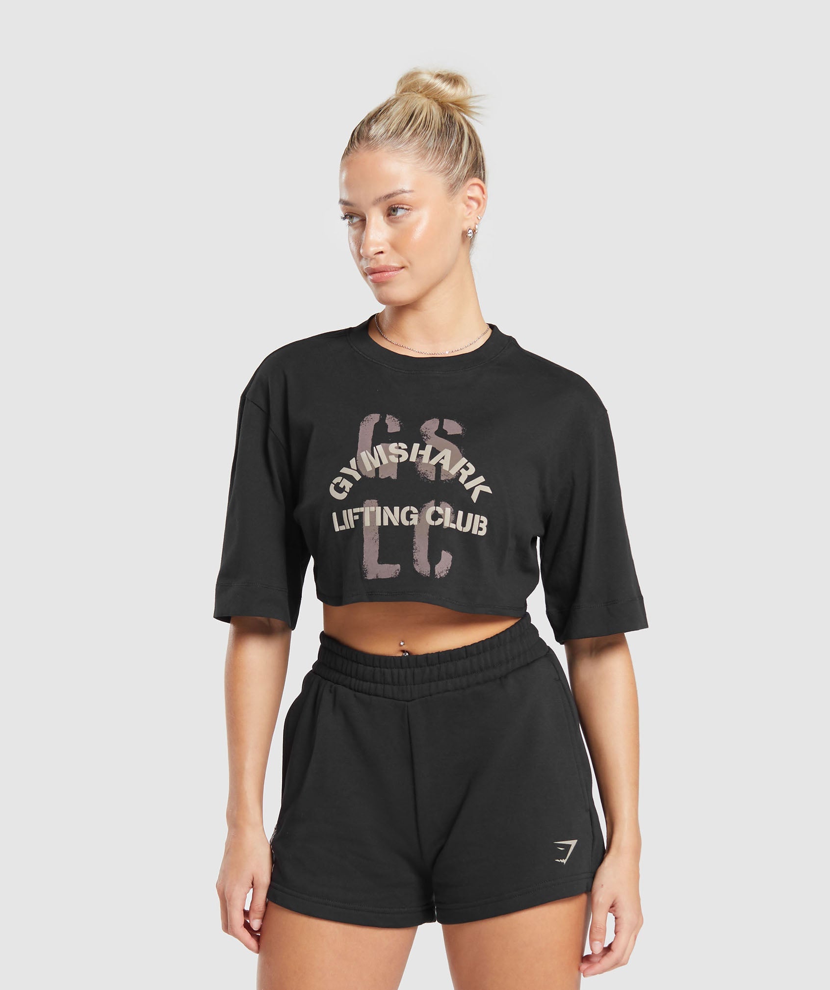 Gymshark Fraction Crop Top - Gem