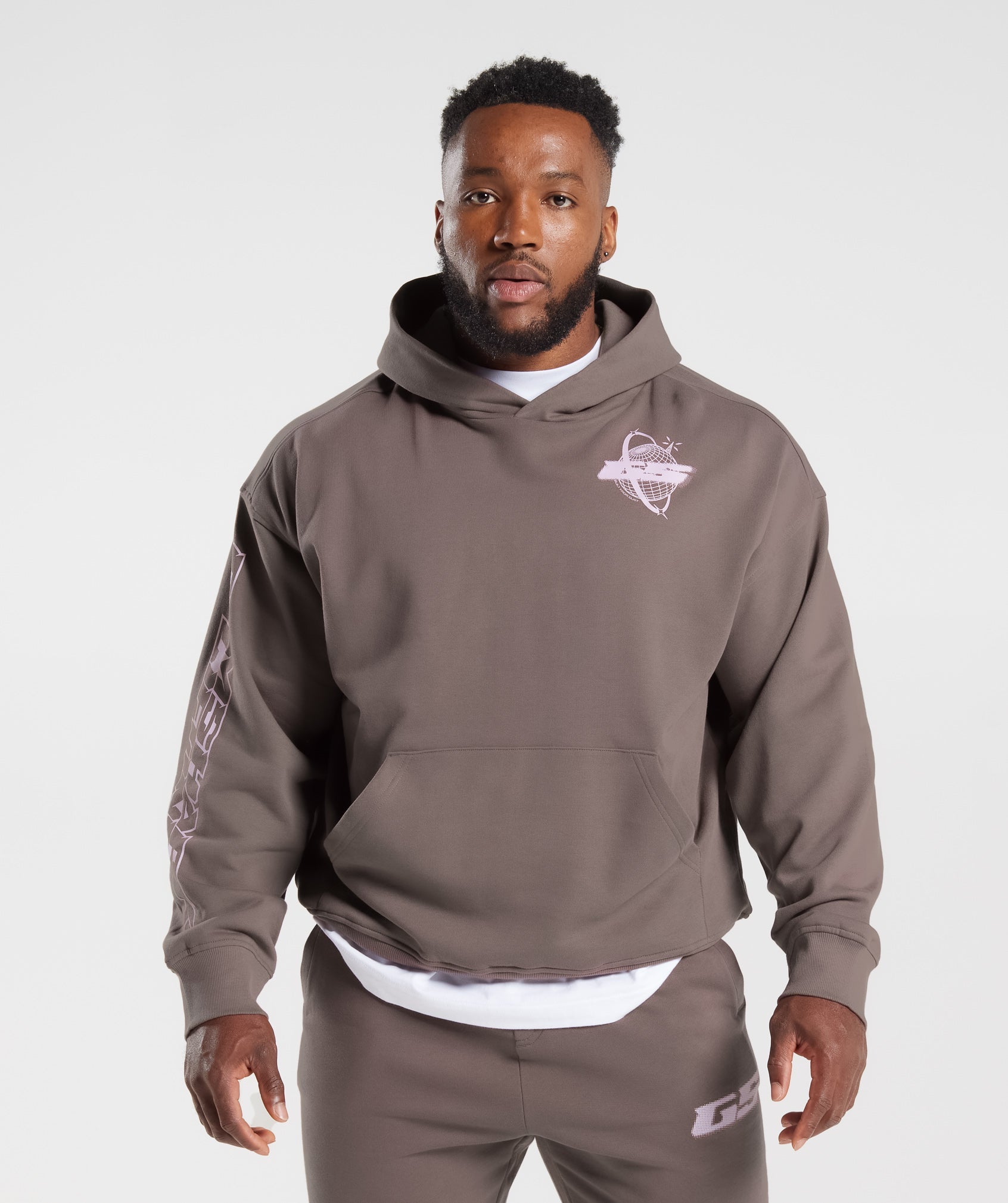 Gymshark Intergalactic Lifting Hoodie - Walnut Mauve