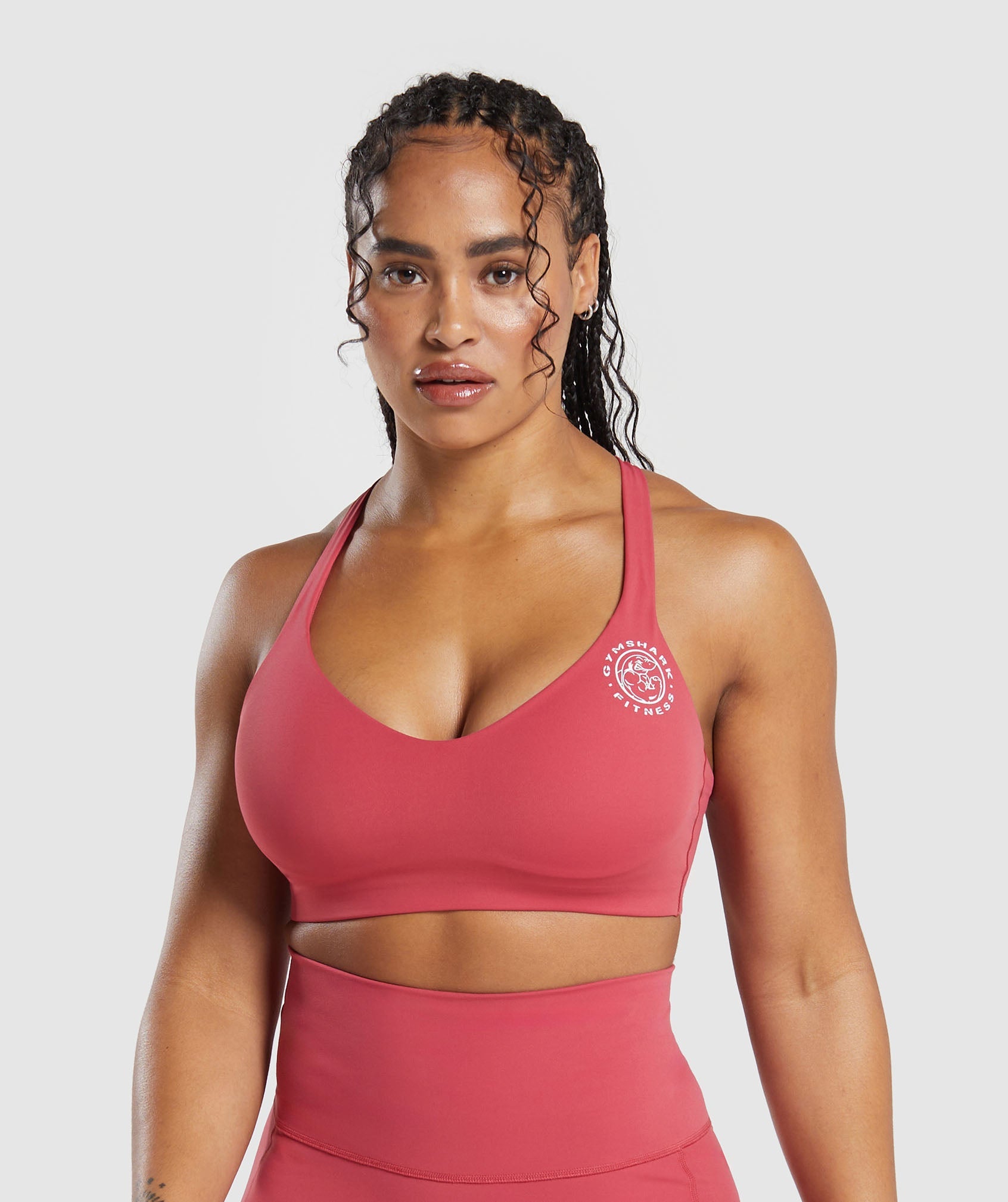 Gymshark Legacy Sports Bra in Peach Women's Size - Depop