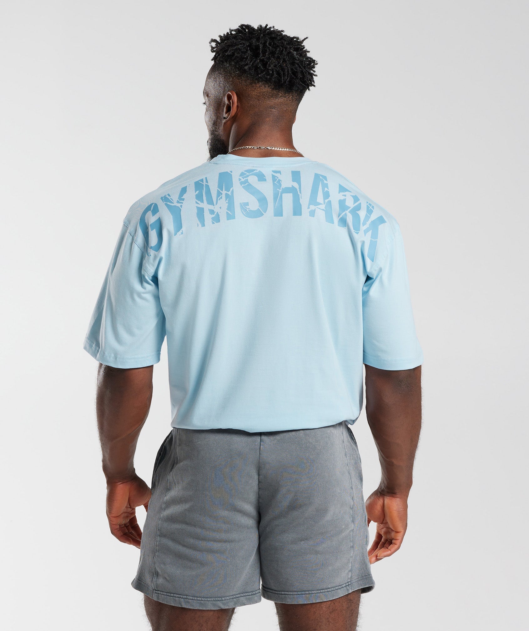 Gymshark Power T-Shirt - Skyline Blue