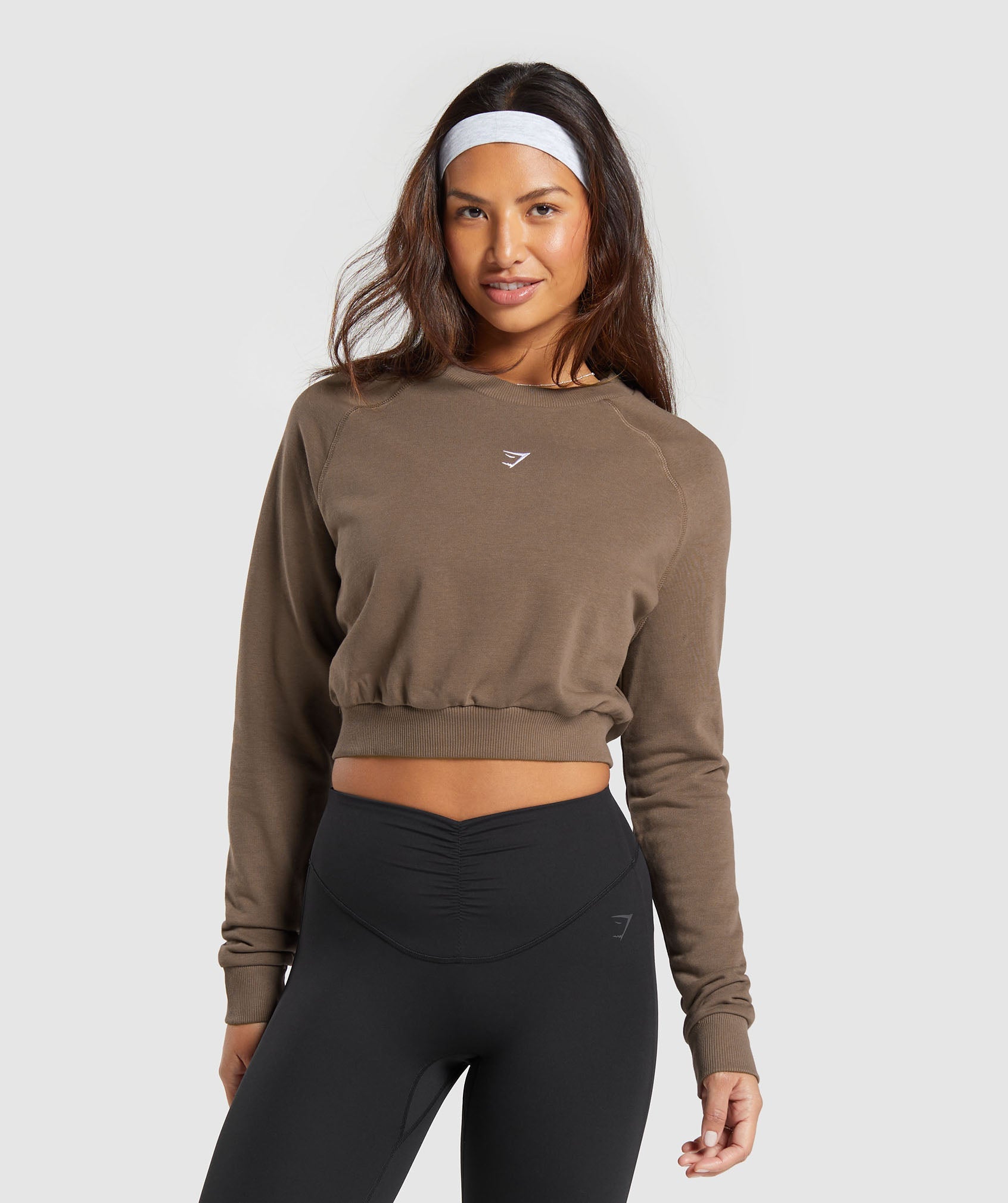 Training Fleece Cropped Hoodie