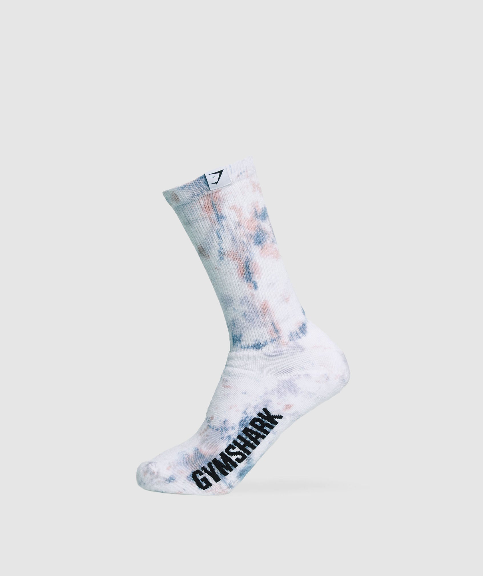 Gymshark Colour Splash Crew Socks - White/Light Pink/Faded Blue/Silver  Lilac