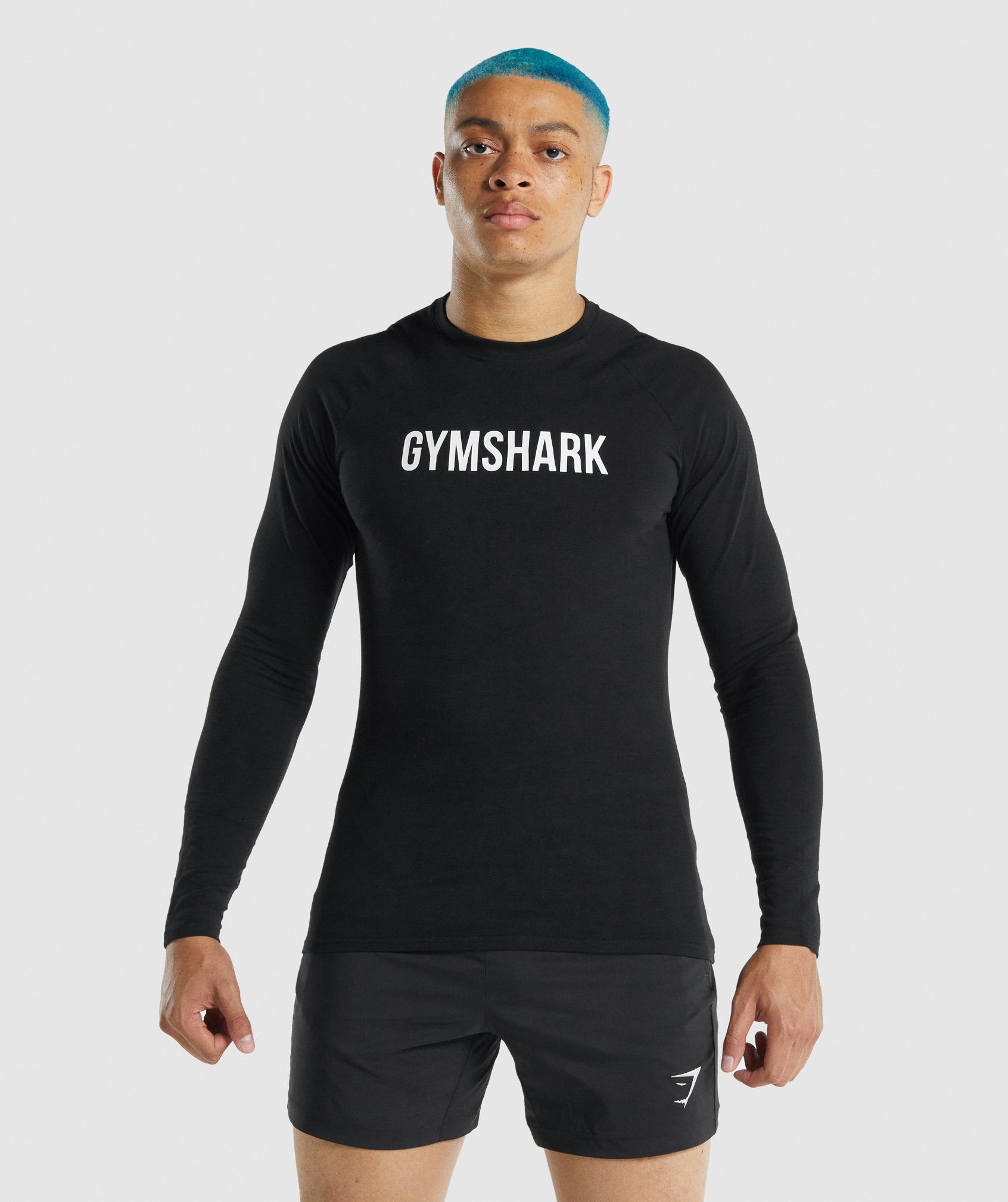Gymshark Apollo black crew muscle fit short sleeve tee shirt XL
