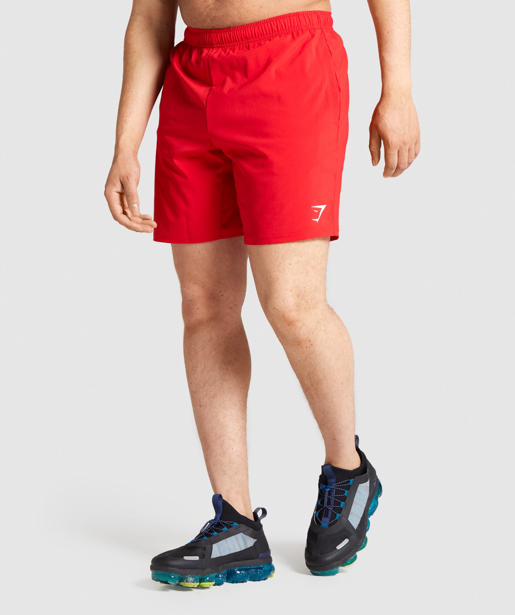 Red sales gymshark shorts