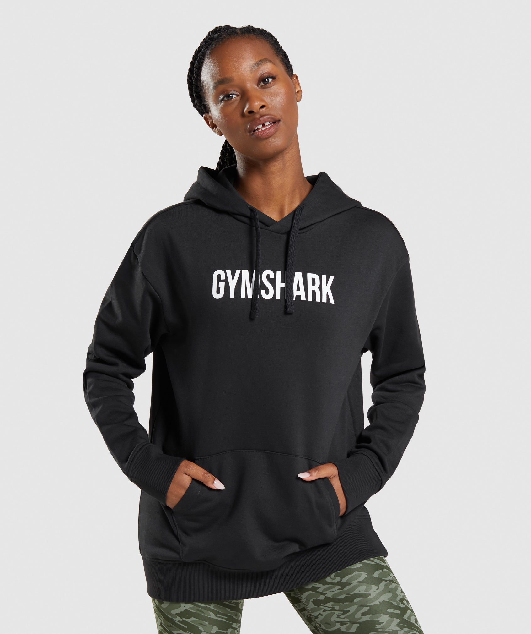 Gymshark Gone Liftin' Graphic Hoodie - Black