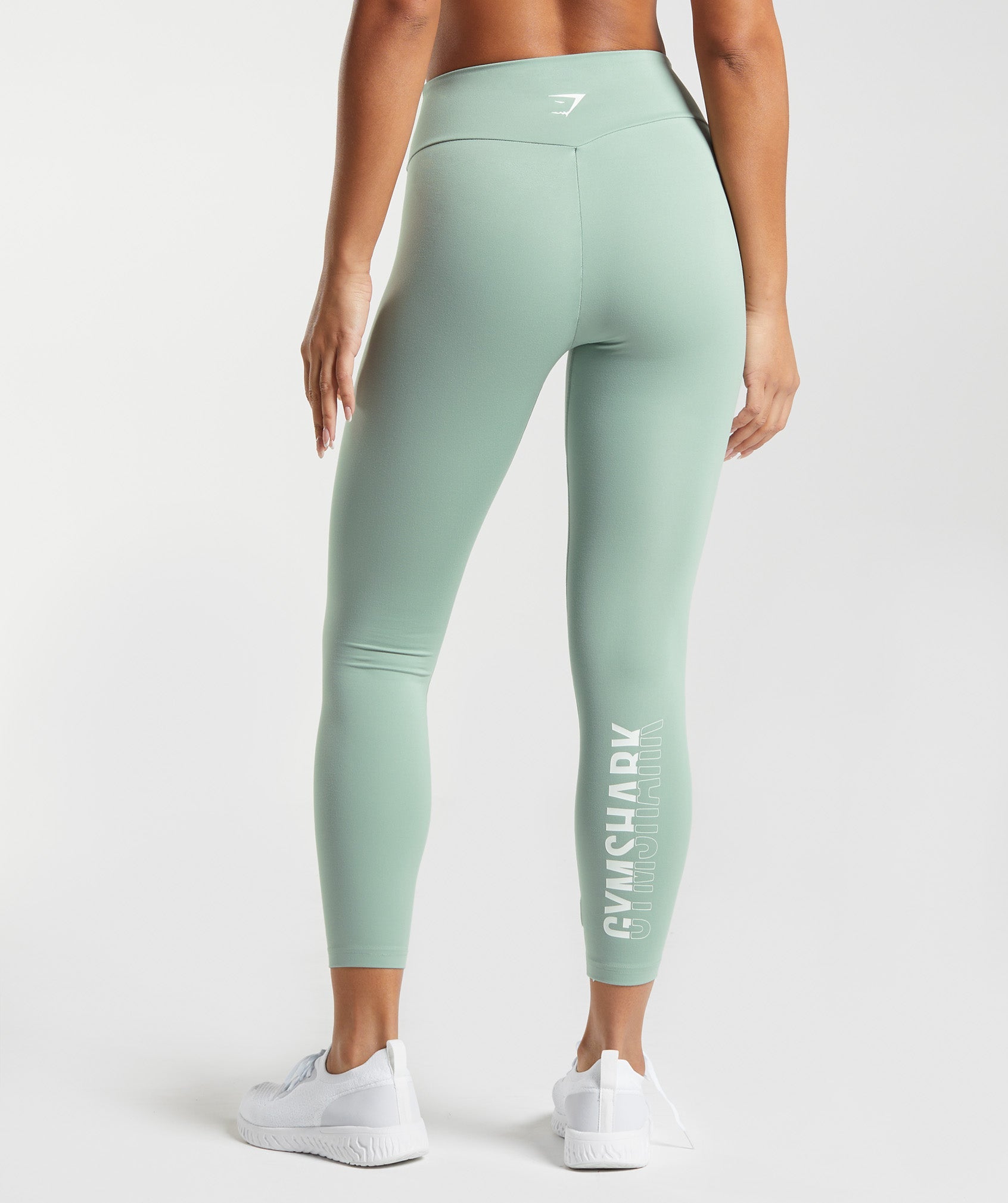 Gymshark Fraction Leggings - Desert Sage Green