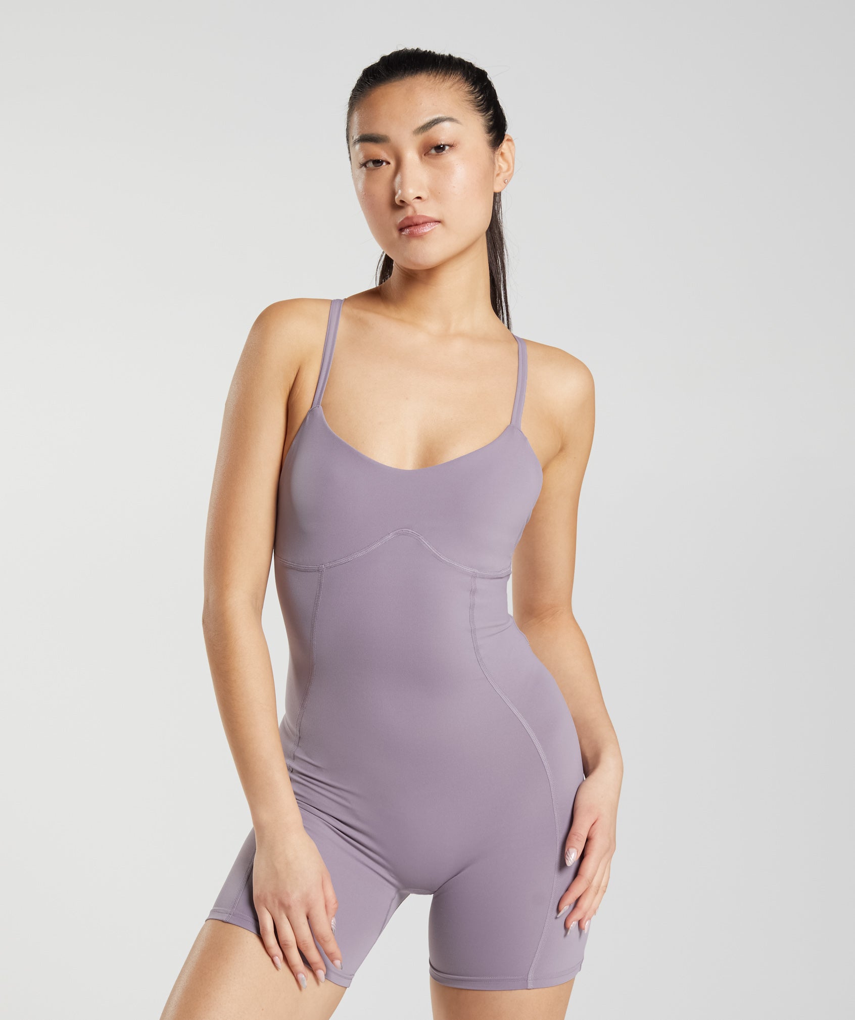 Gymshark Strappy All In One - Slate Lavender