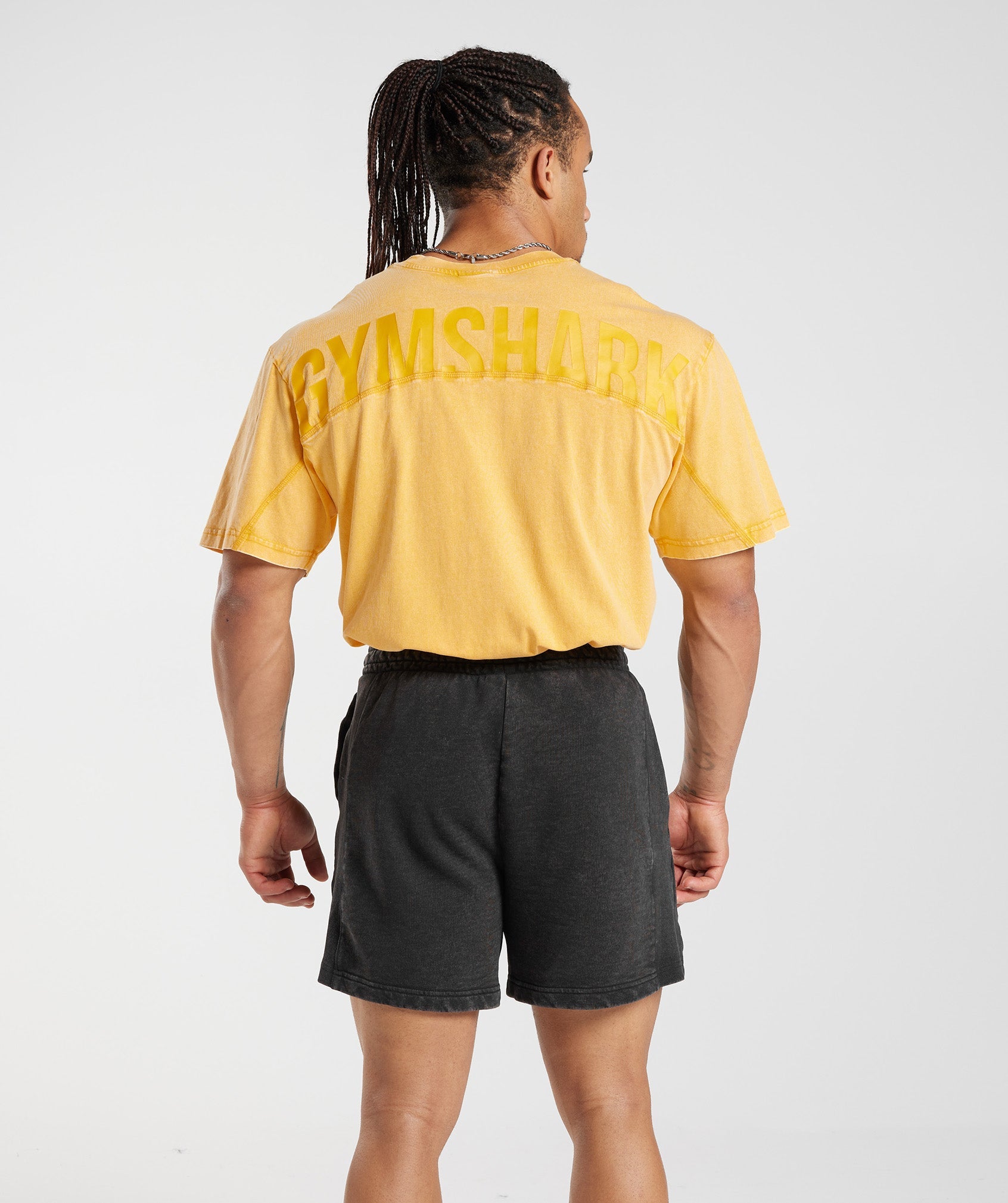 Gymshark Power Washed T-Shirt - Sunny Yellow