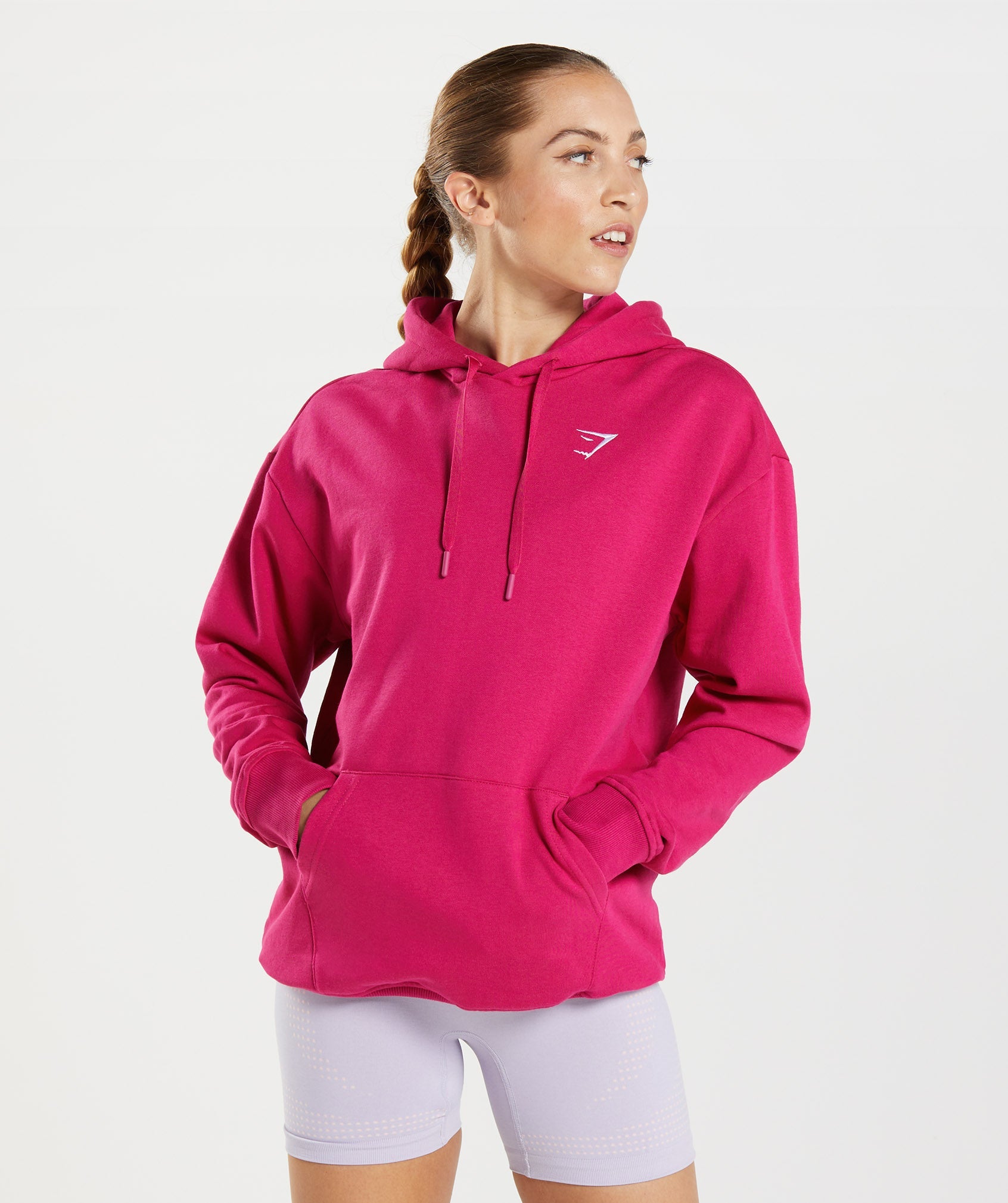 Gymshark Training Oversized Hoodie | - Pink Magenta Gymshark