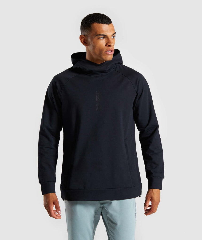 black gymshark hoodie