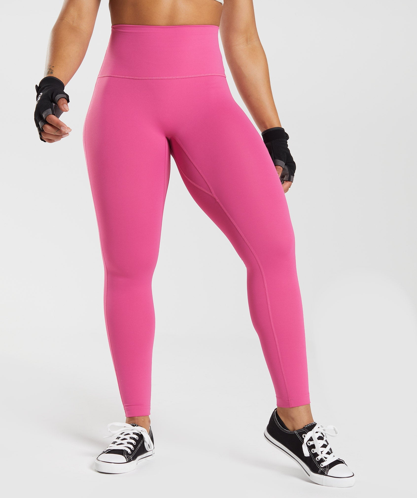 Focus Full Length Dusty Pink Sports Leggings