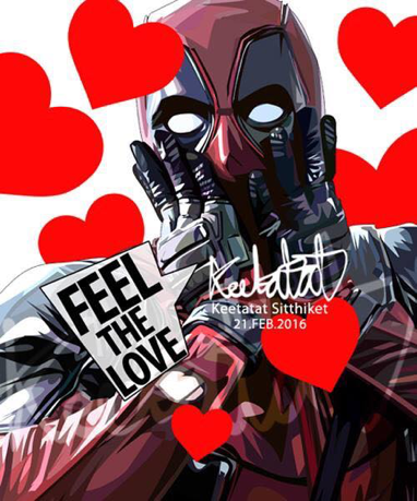 Pop Art 掛畫 - Deadpool Feel The Love 死侍