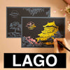 Lago Scratch PostCard Drawing | Christmas Gift Idea 2018 | Up-Next HK